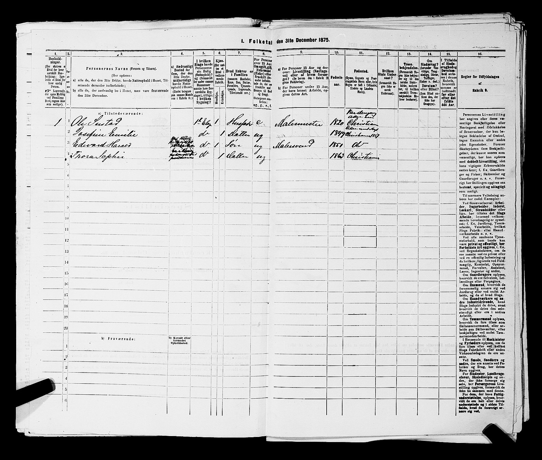 RA, 1875 census for 0301 Kristiania, 1875, p. 6625