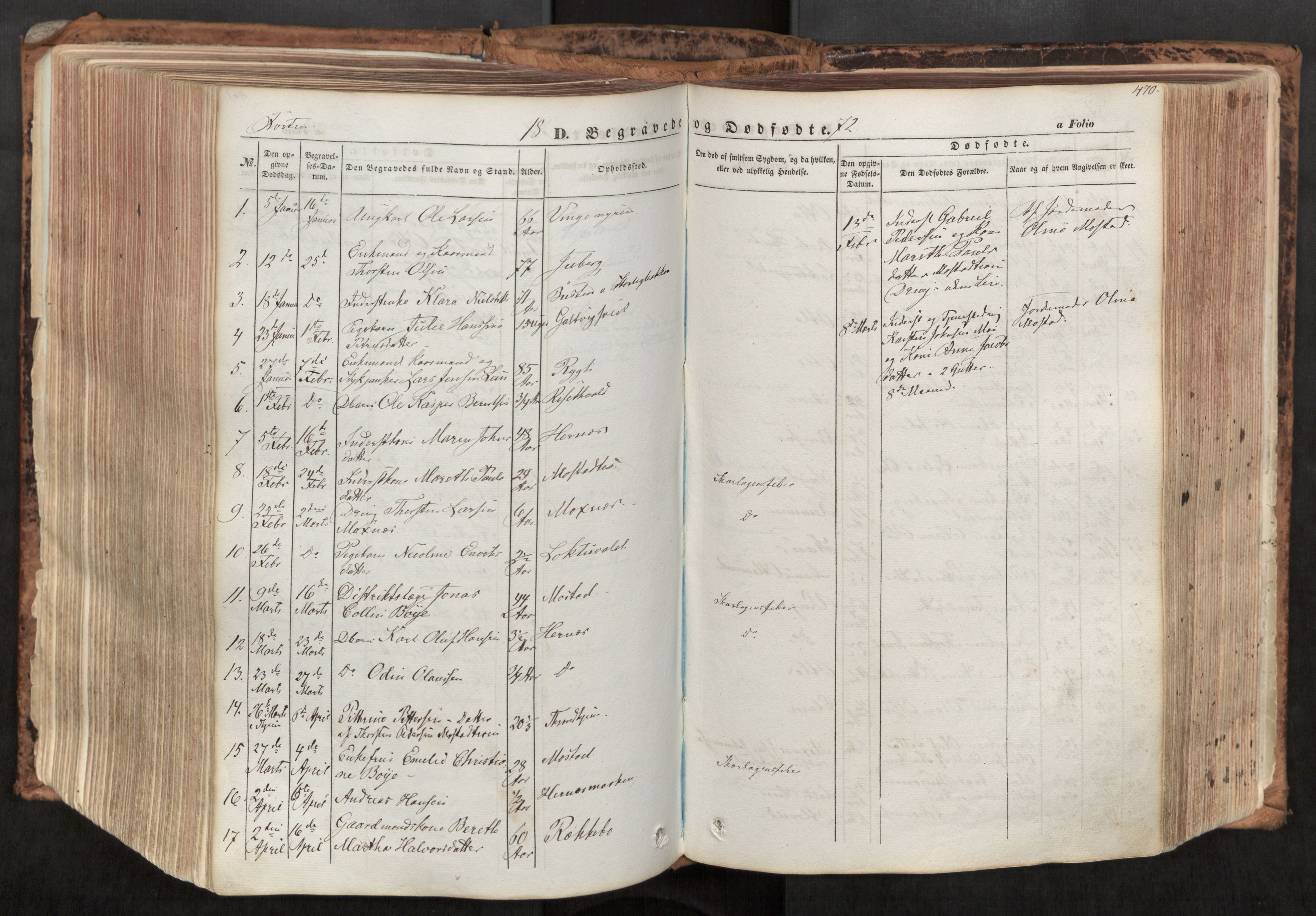 Ministerialprotokoller, klokkerbøker og fødselsregistre - Nord-Trøndelag, SAT/A-1458/713/L0116: Parish register (official) no. 713A07, 1850-1877, p. 470