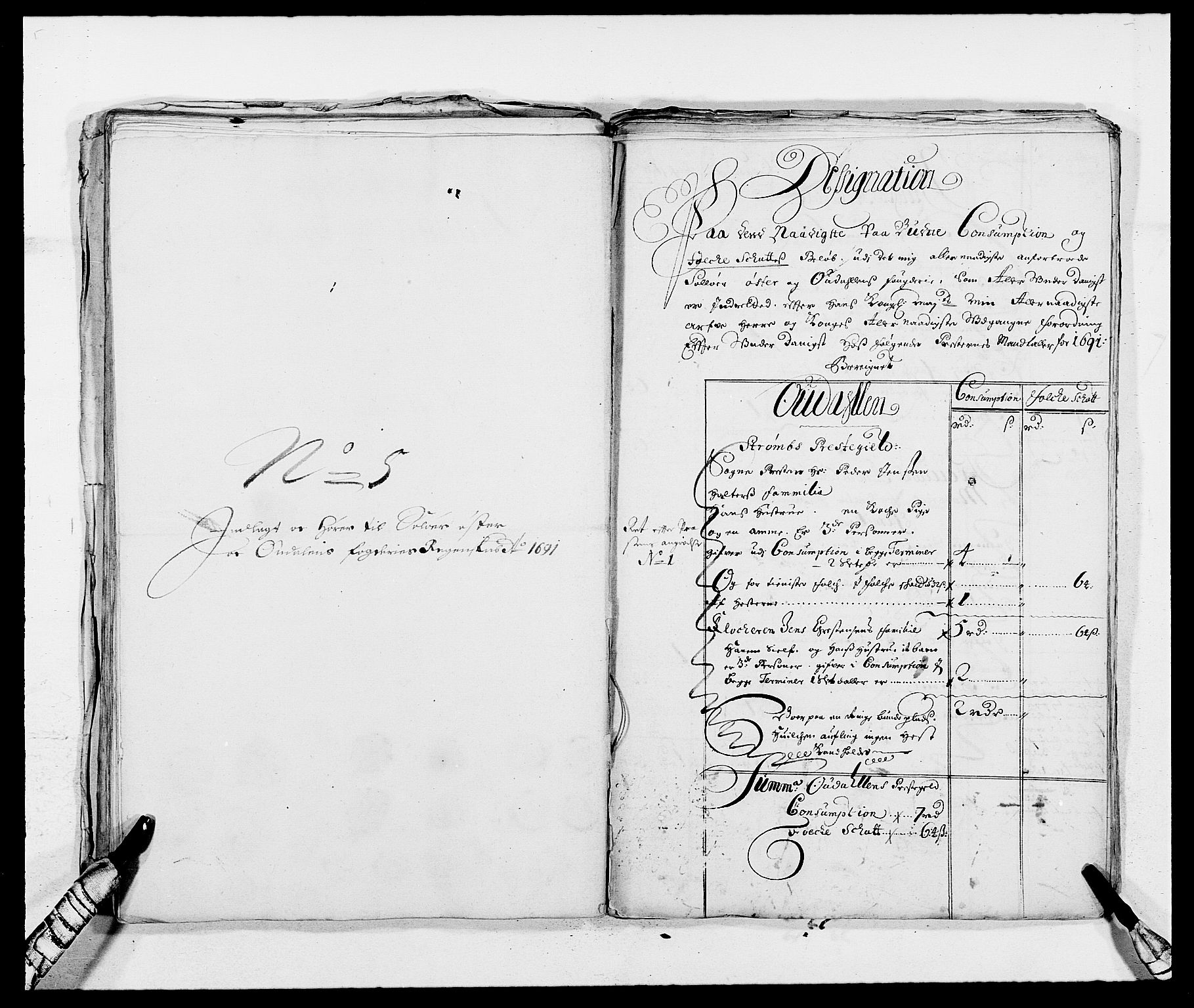 Rentekammeret inntil 1814, Reviderte regnskaper, Fogderegnskap, RA/EA-4092/R13/L0829: Fogderegnskap Solør, Odal og Østerdal, 1691, p. 325
