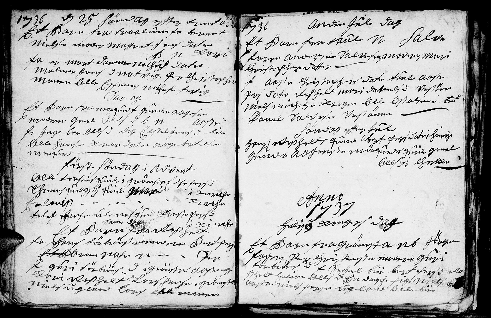 Fjære sokneprestkontor, SAK/1111-0011/F/Fb/L0001: Parish register (copy) no. B 1, 1732-1750, p. 46
