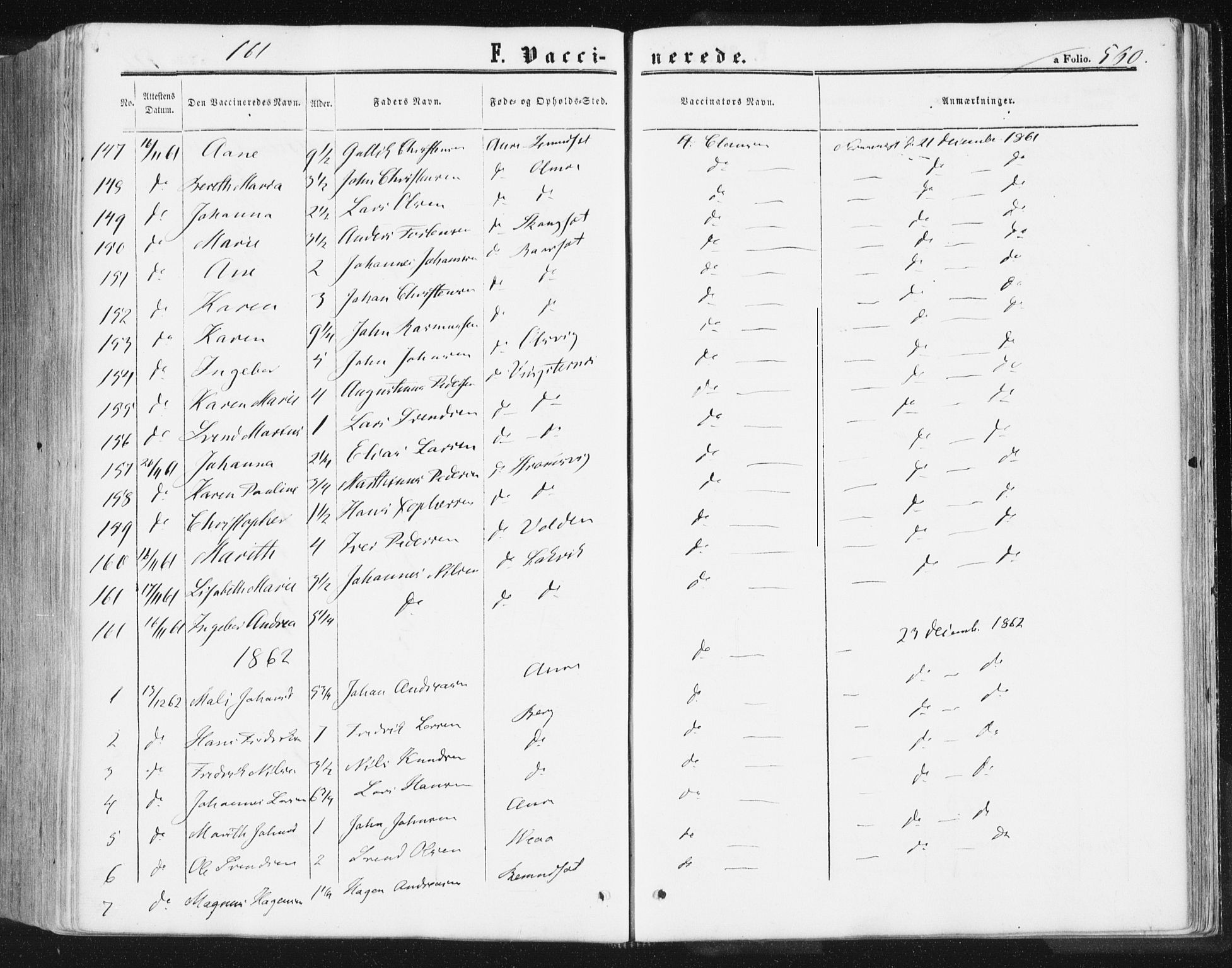 Ministerialprotokoller, klokkerbøker og fødselsregistre - Møre og Romsdal, AV/SAT-A-1454/578/L0905: Parish register (official) no. 578A04, 1859-1877, p. 560