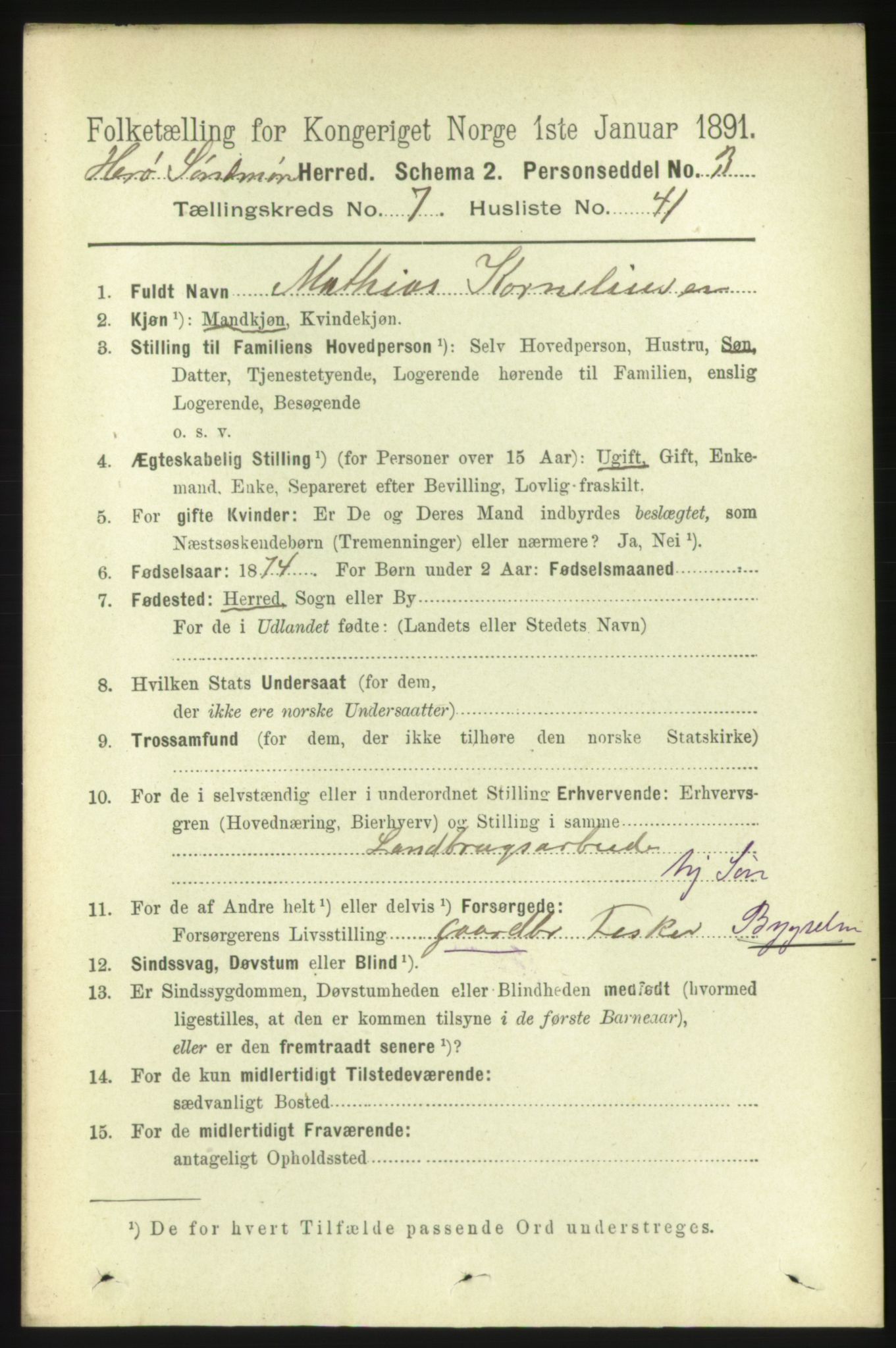 RA, 1891 census for 1515 Herøy, 1891, p. 3130