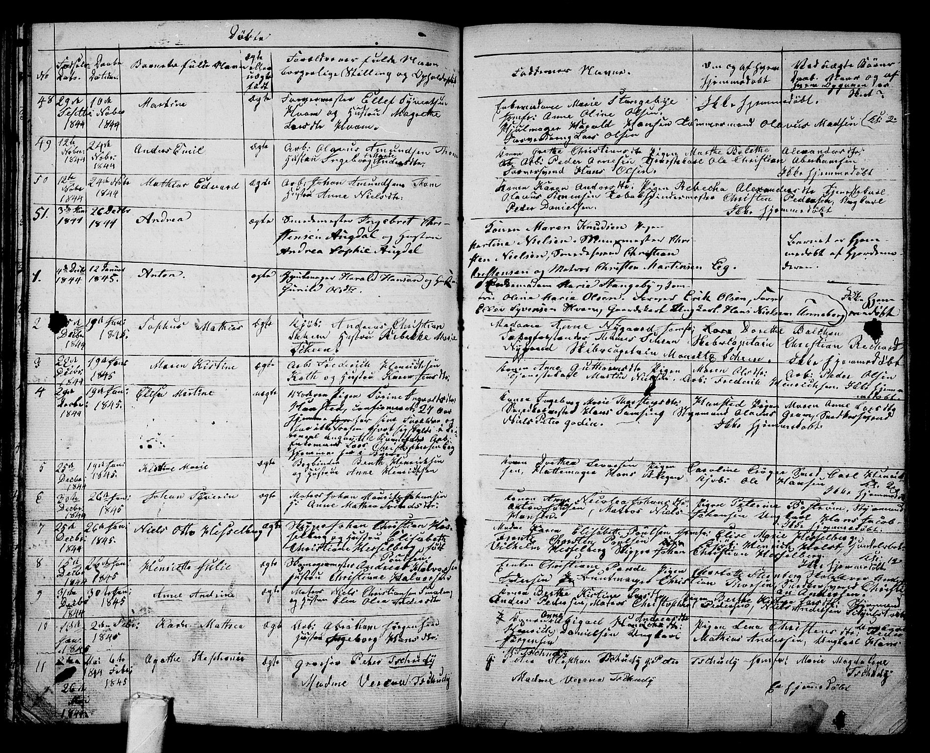 Tønsberg kirkebøker, AV/SAKO-A-330/G/Ga/L0002: Parish register (copy) no. 2, 1827-1854