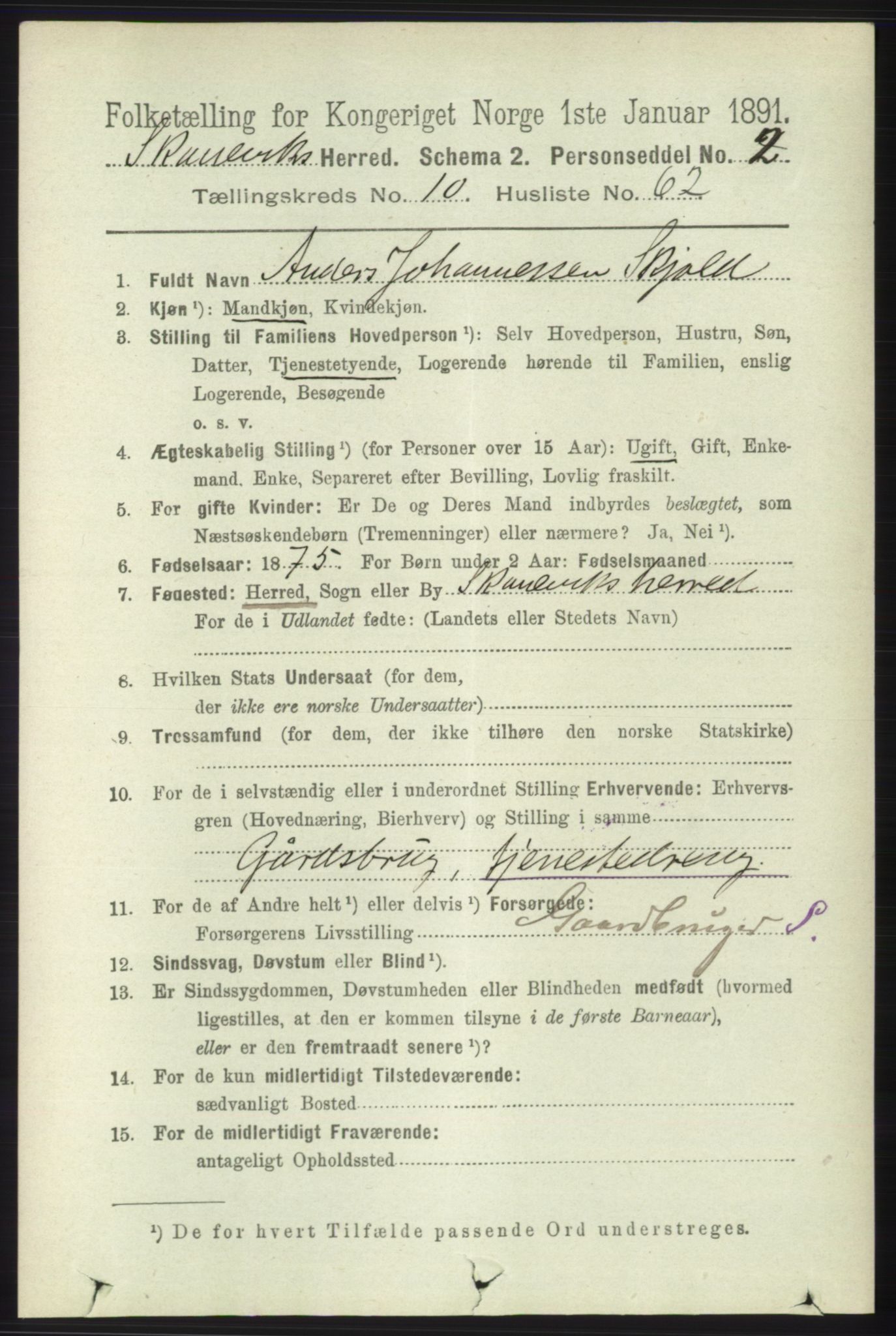 RA, 1891 census for 1212 Skånevik, 1891, p. 3243