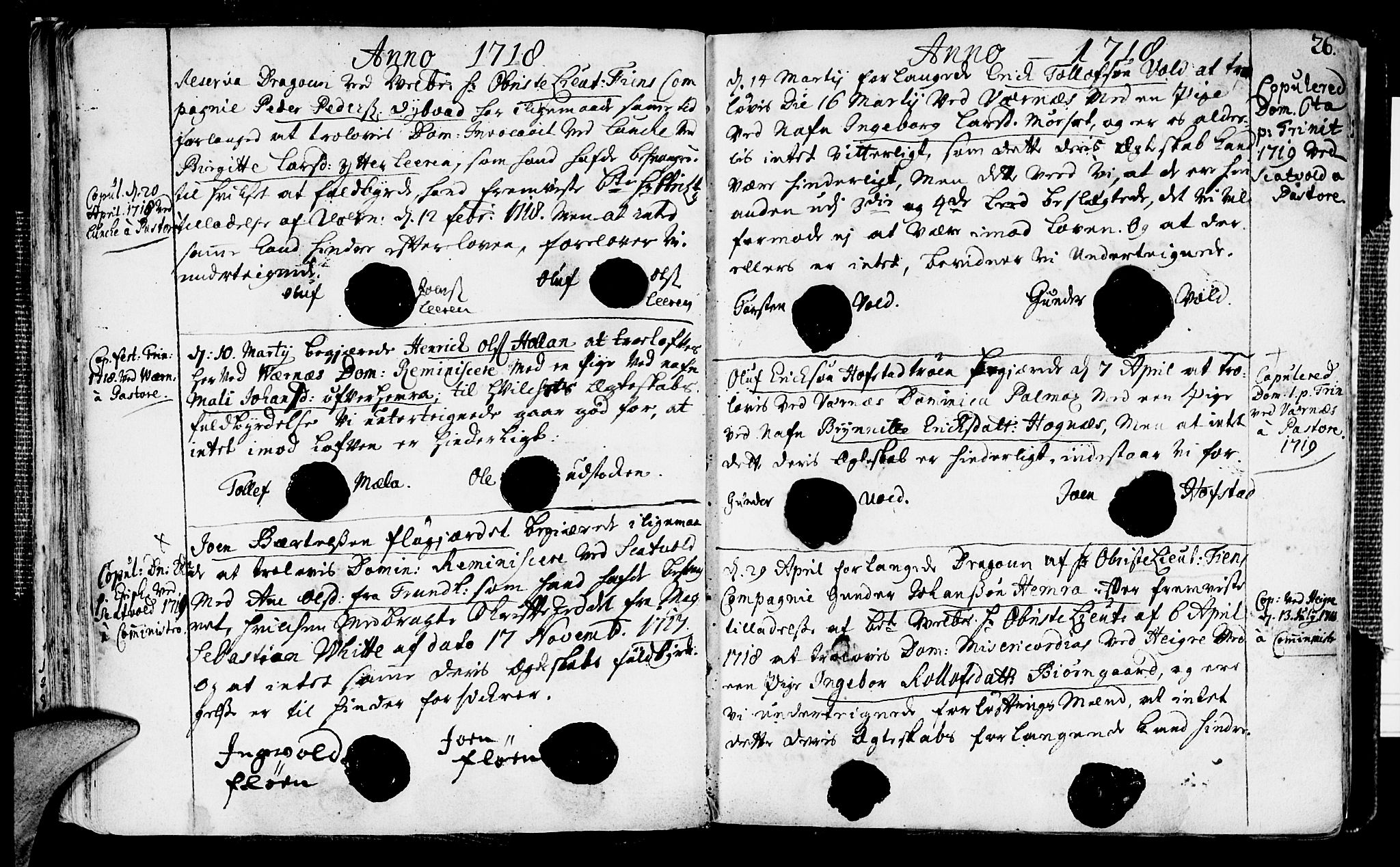 Ministerialprotokoller, klokkerbøker og fødselsregistre - Nord-Trøndelag, SAT/A-1458/709/L0053: Parish register (official) no. 709A01, 1714-1729, p. 26
