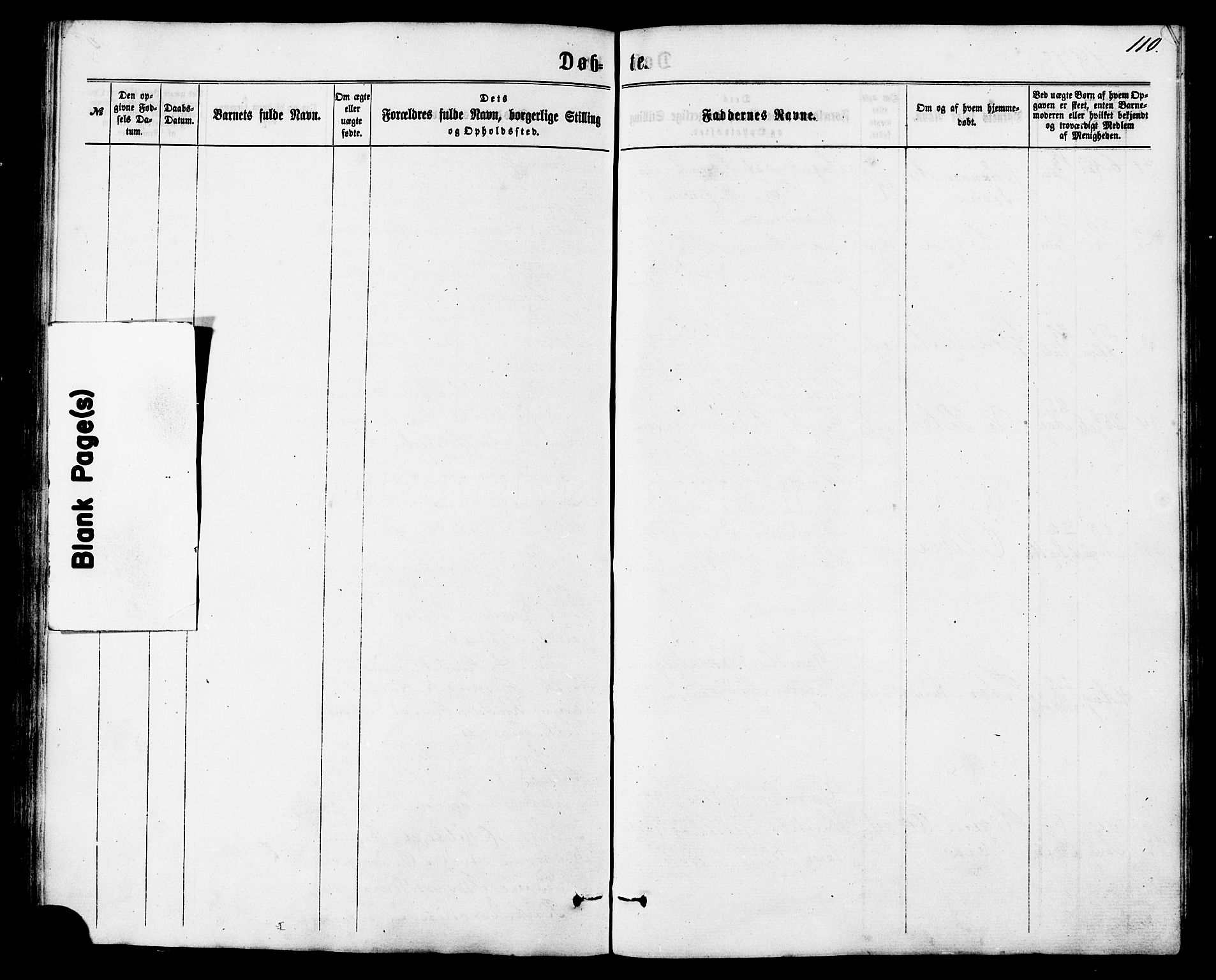 Ministerialprotokoller, klokkerbøker og fødselsregistre - Møre og Romsdal, SAT/A-1454/517/L0226: Parish register (official) no. 517A06, 1862-1881, p. 110