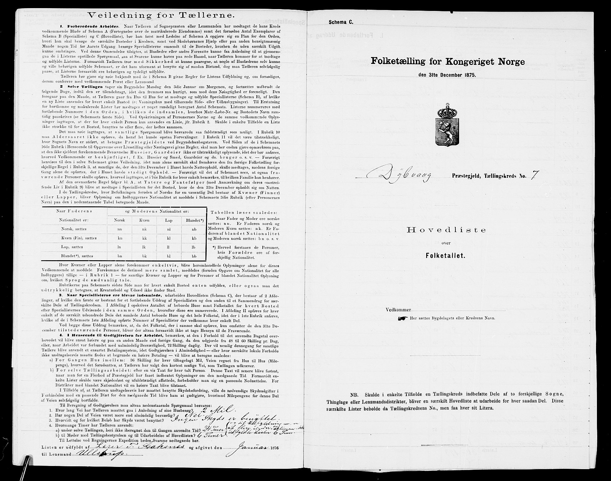 SAK, 1875 census for 0915P Dypvåg, 1875, p. 41