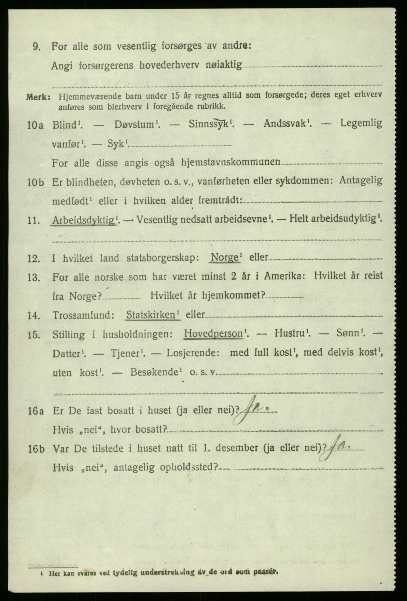 SAB, 1920 census for Eid, 1920, p. 2245