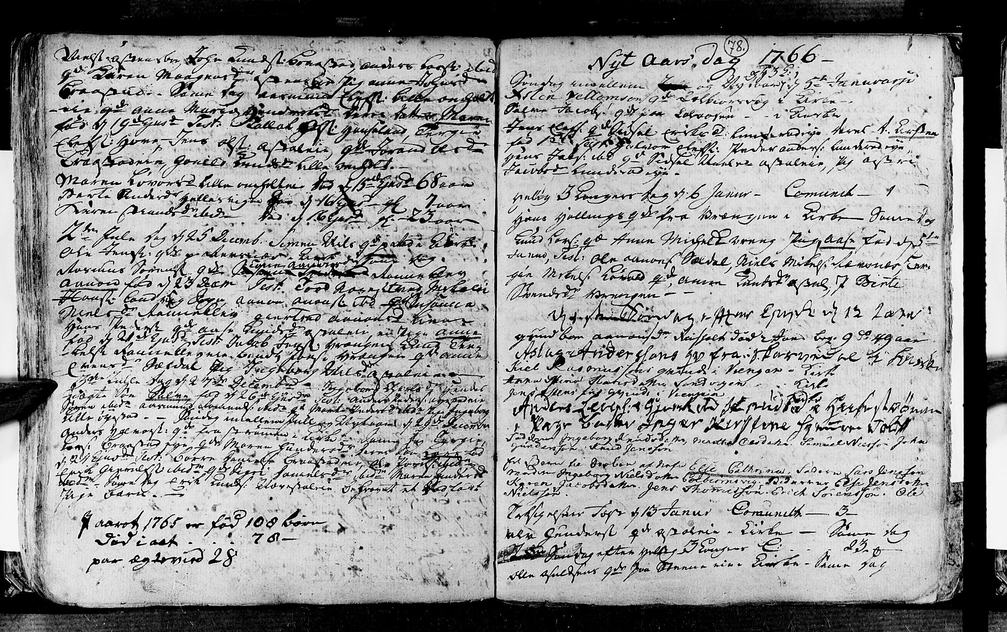 Øyestad sokneprestkontor, SAK/1111-0049/F/Fa/L0006: Parish register (official) no. A 6, 1758-1776, p. 78