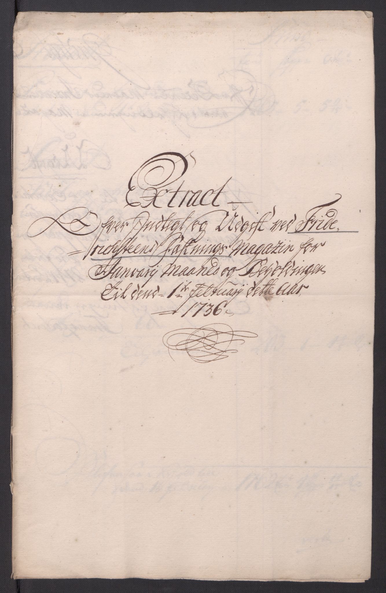 Kommanderende general (KG I) med Det norske krigsdirektorium, RA/EA-5419/D/L0154: Fredriksten festning: Brev, inventarfortegnelser og regnskapsekstrakter, 1730-1739, p. 458