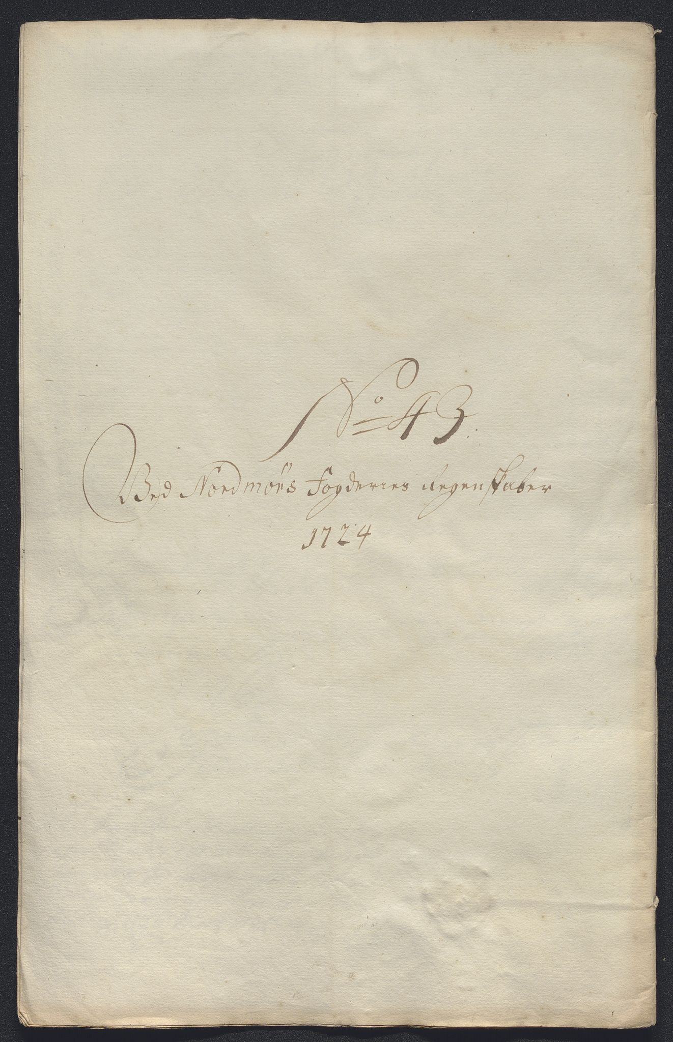 Rentekammeret inntil 1814, Reviderte regnskaper, Fogderegnskap, RA/EA-4092/R56/L3757: Fogderegnskap Nordmøre, 1724, p. 287