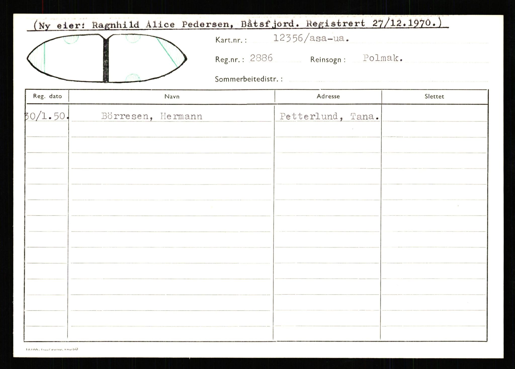 Lappefogden i Finnmark/Reindriftsforvaltningen Øst-Finnmark, AV/SATØ-S-1461/G/Ge/Gea/L0007: Slettede reinmerker: Karasjok, Kautokeino, Polmak og Varanger, 1934-1992, p. 233