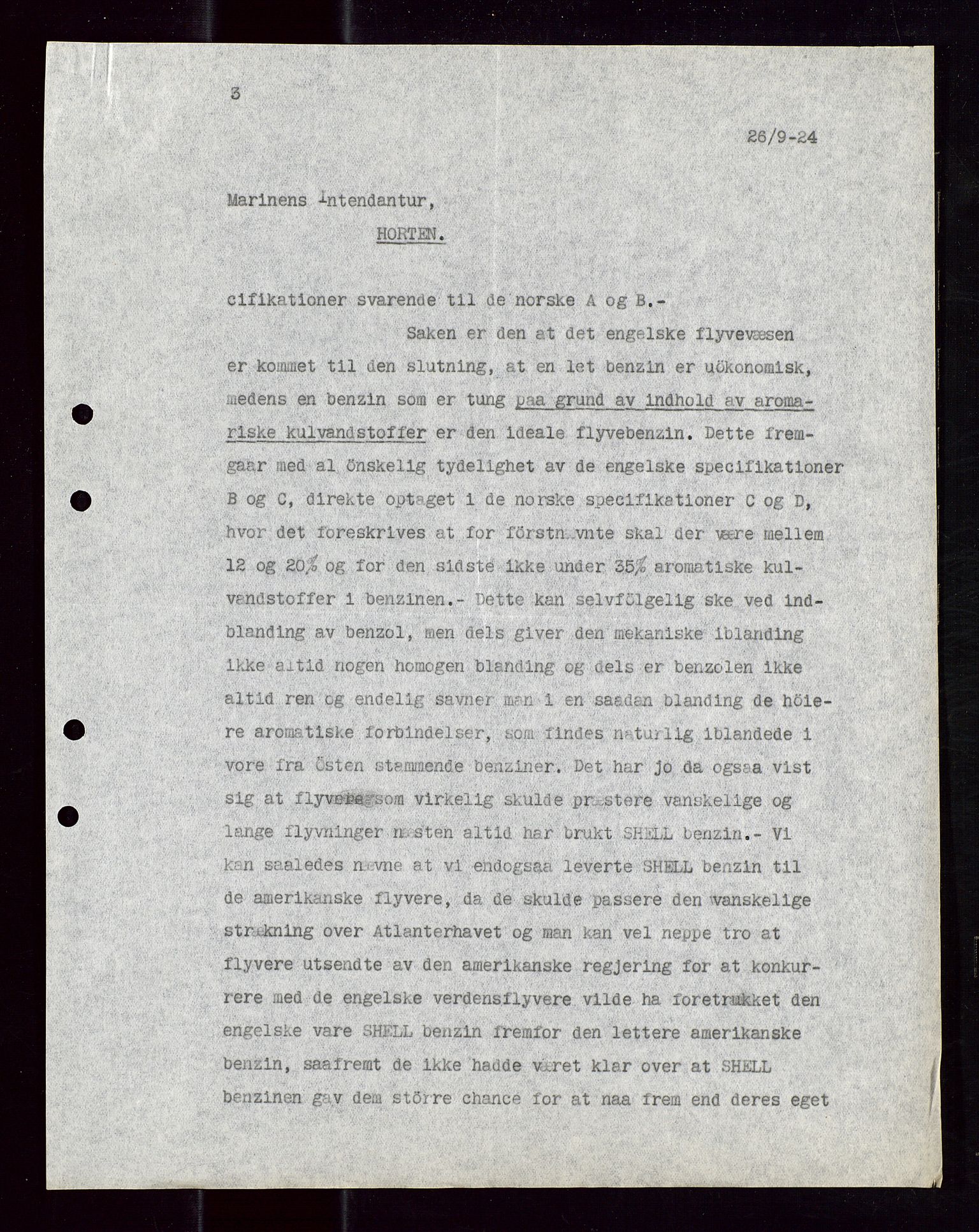 Pa 1521 - A/S Norske Shell, AV/SAST-A-101915/E/Ea/Eaa/L0012: Sjefskorrespondanse, 1924, p. 718