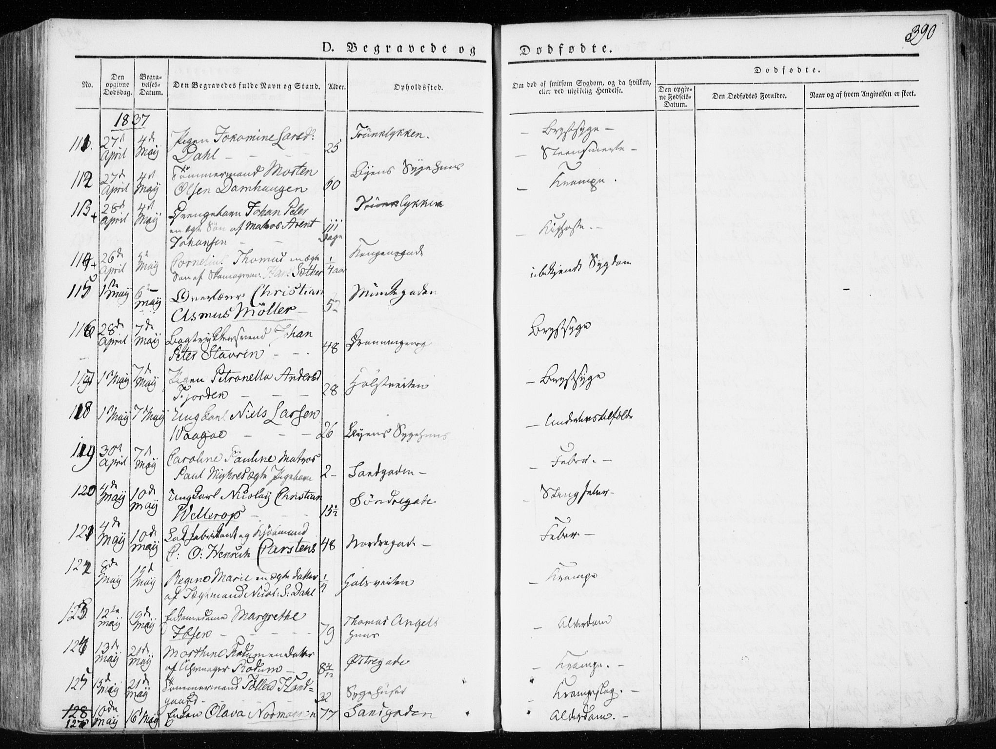 Ministerialprotokoller, klokkerbøker og fødselsregistre - Sør-Trøndelag, AV/SAT-A-1456/601/L0047: Parish register (official) no. 601A15, 1831-1839, p. 390