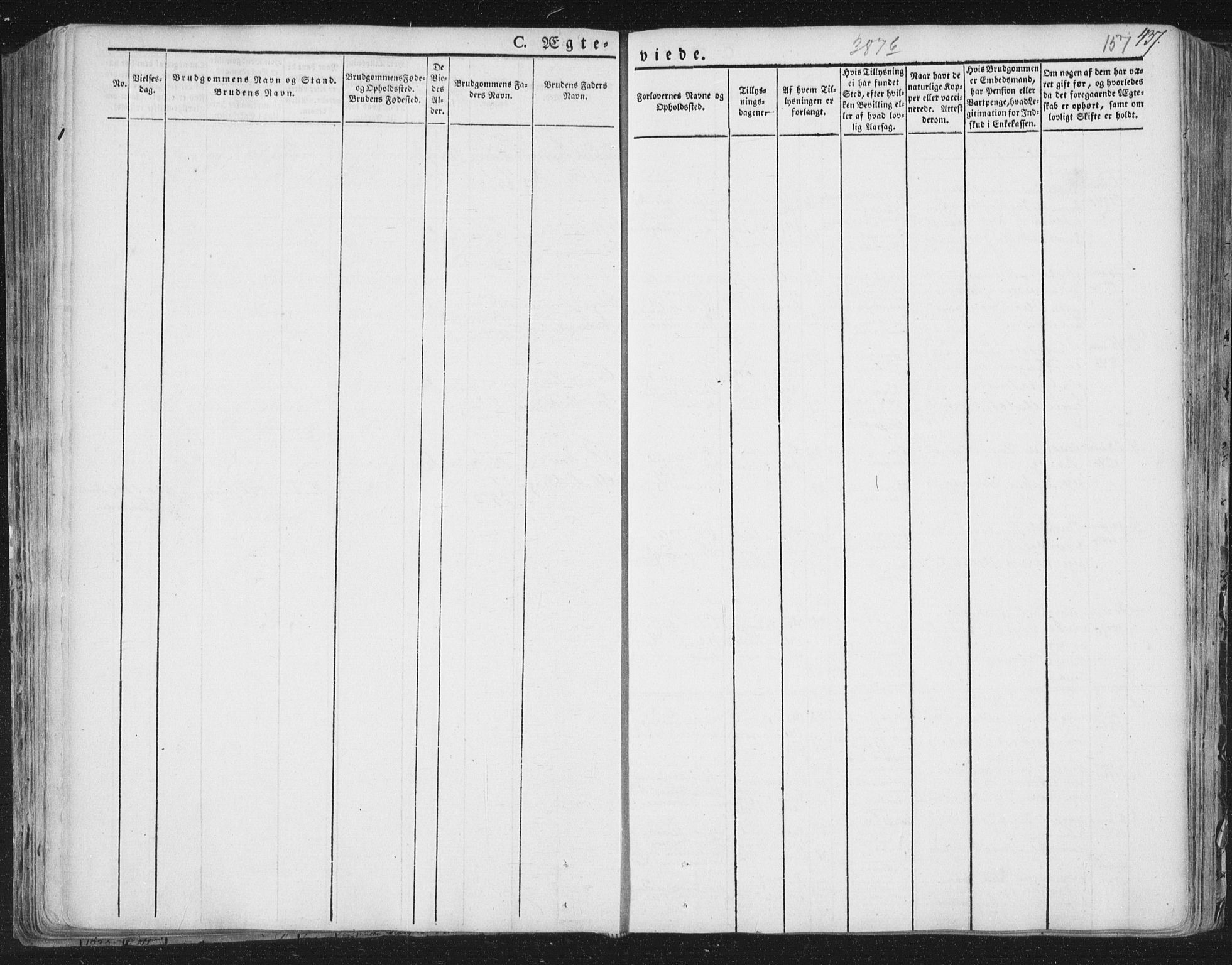 Ministerialprotokoller, klokkerbøker og fødselsregistre - Nord-Trøndelag, SAT/A-1458/758/L0513: Parish register (official) no. 758A02 /1, 1839-1868, p. 157