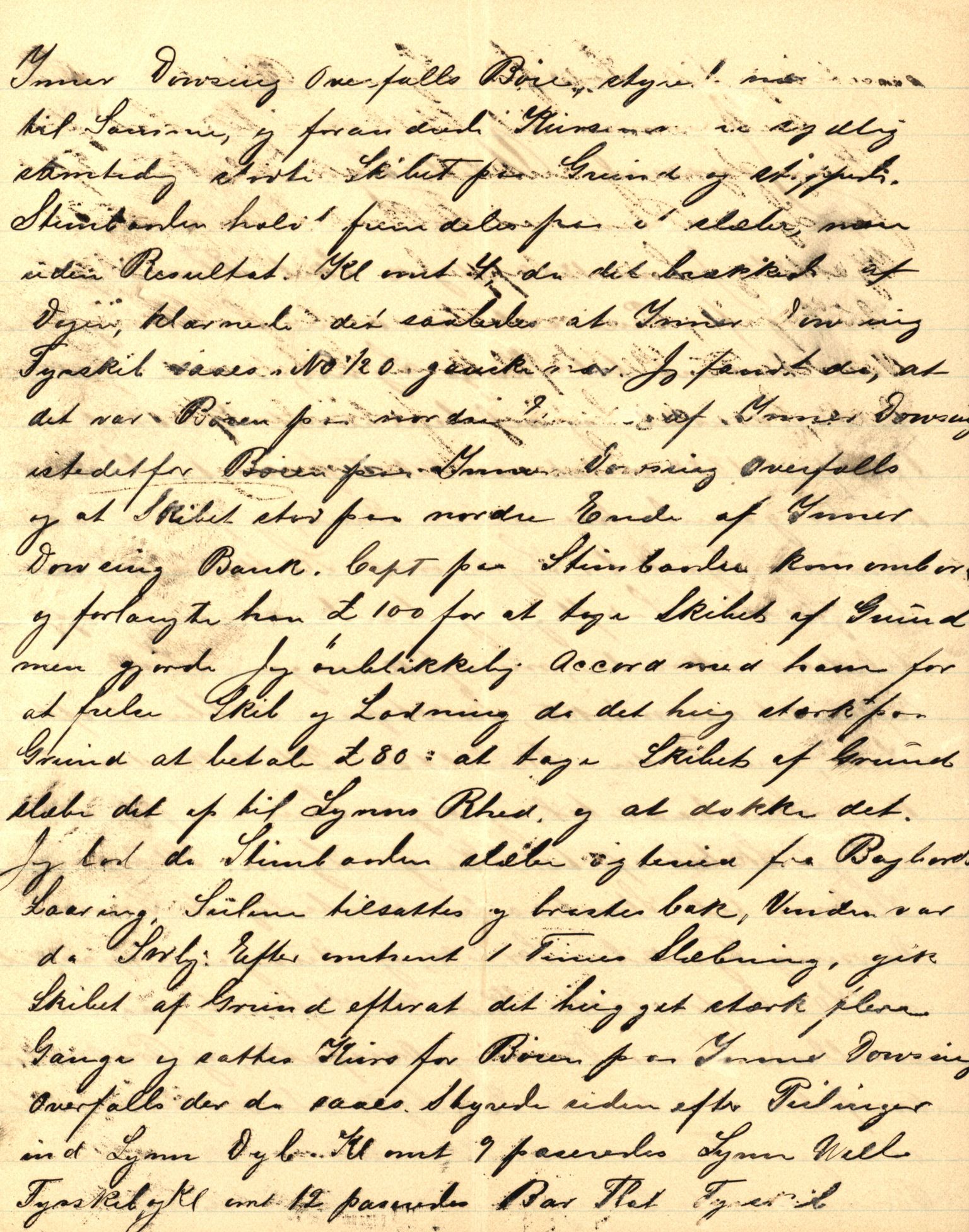 Pa 63 - Østlandske skibsassuranceforening, VEMU/A-1079/G/Ga/L0023/0002: Havaridokumenter / Flora, Frank, Freidig, Sophie, Wilhelmine, 1888, p. 3