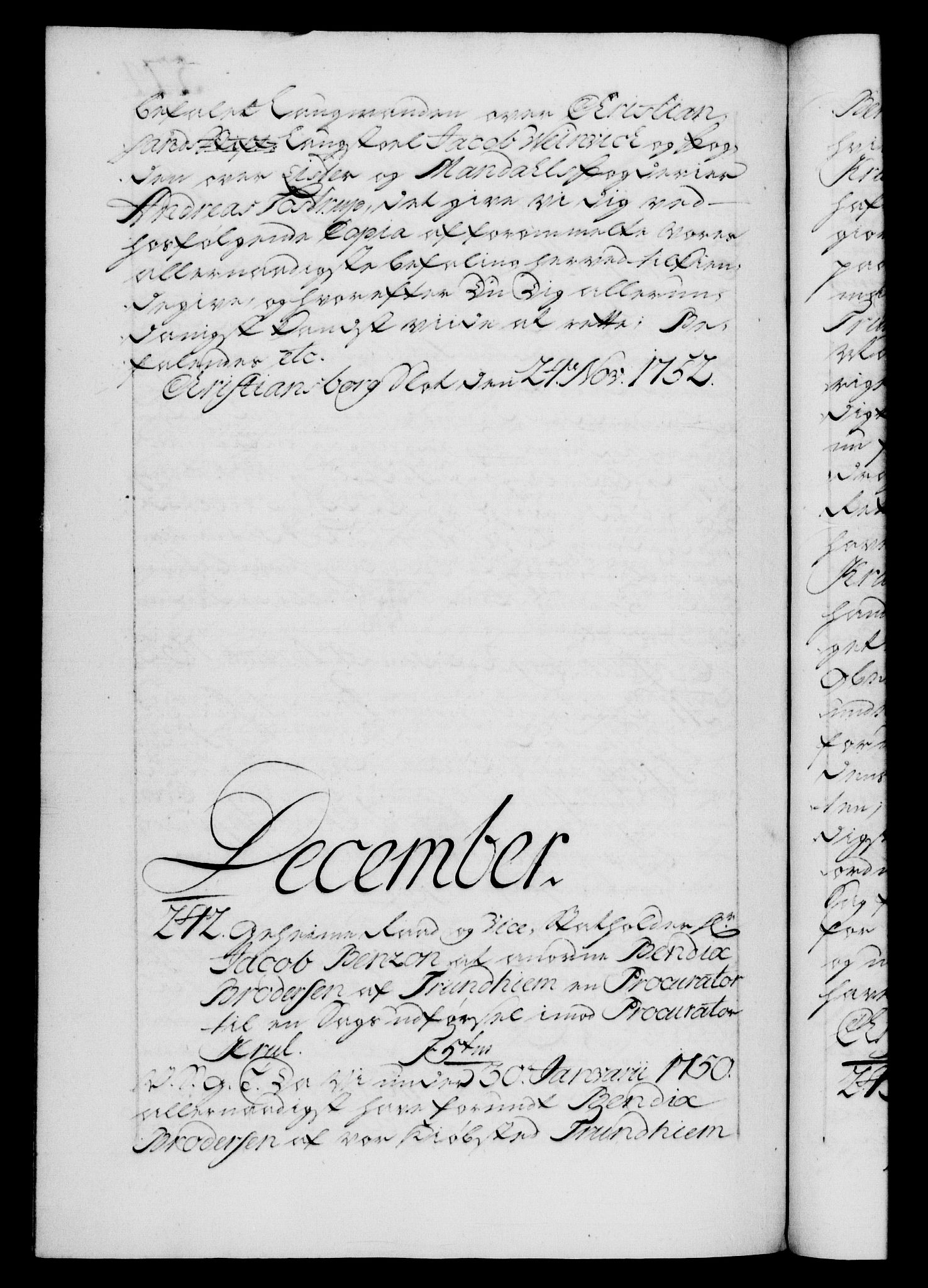 Danske Kanselli 1572-1799, AV/RA-EA-3023/F/Fc/Fca/Fcab/L0033: Norske tegnelser, 1751-1752, p. 574b