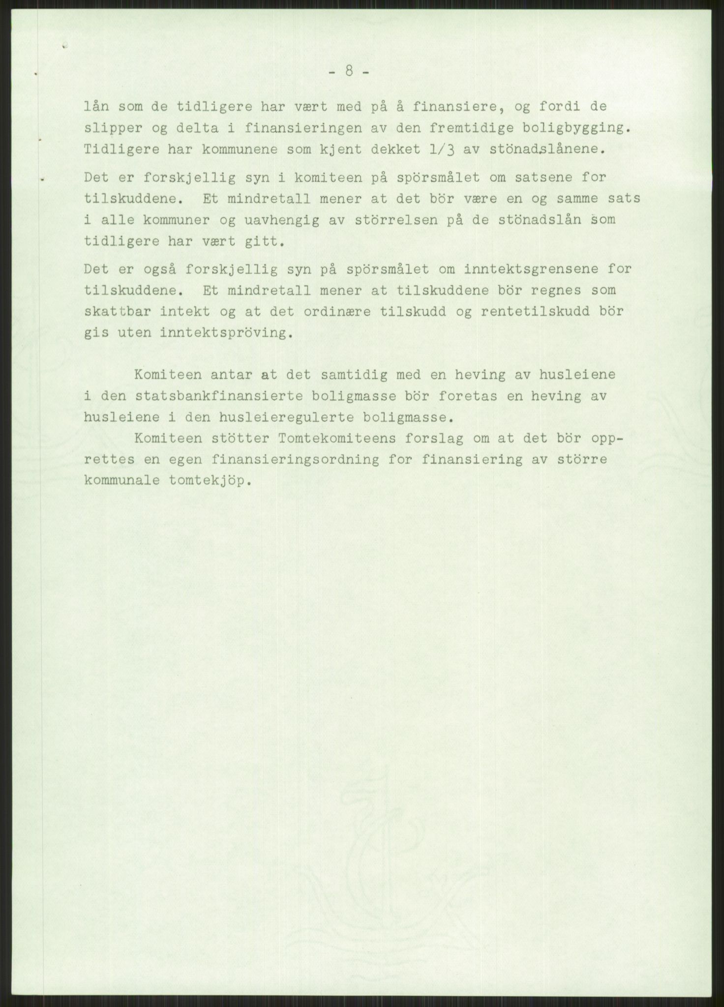 Kommunaldepartementet, Boligkomiteen av 1962, RA/S-1456/D/L0003: --, 1962-1963, p. 344