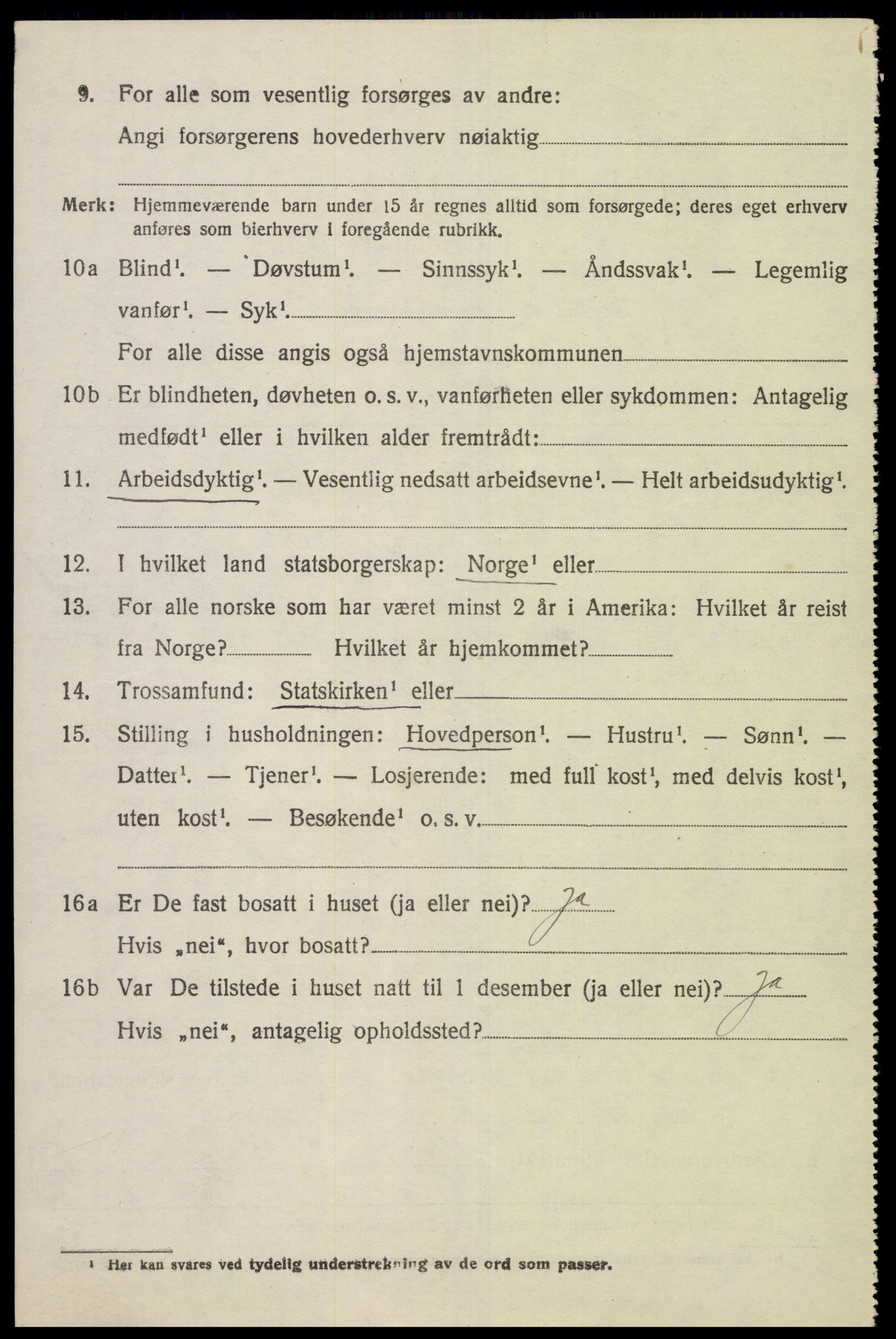 SAK, 1920 census for Finsland, 1920, p. 1577