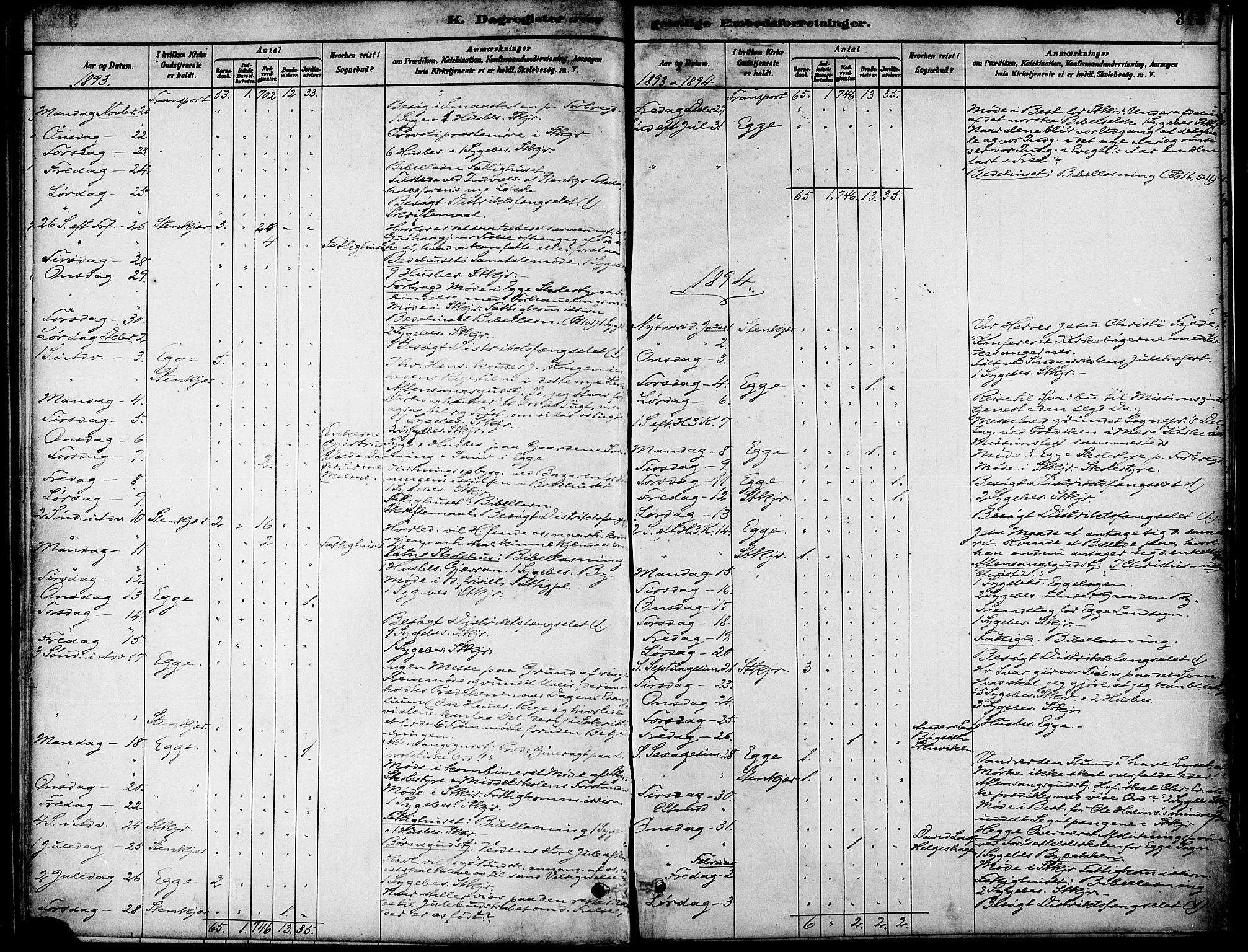 Ministerialprotokoller, klokkerbøker og fødselsregistre - Nord-Trøndelag, SAT/A-1458/739/L0371: Parish register (official) no. 739A03, 1881-1895, p. 313