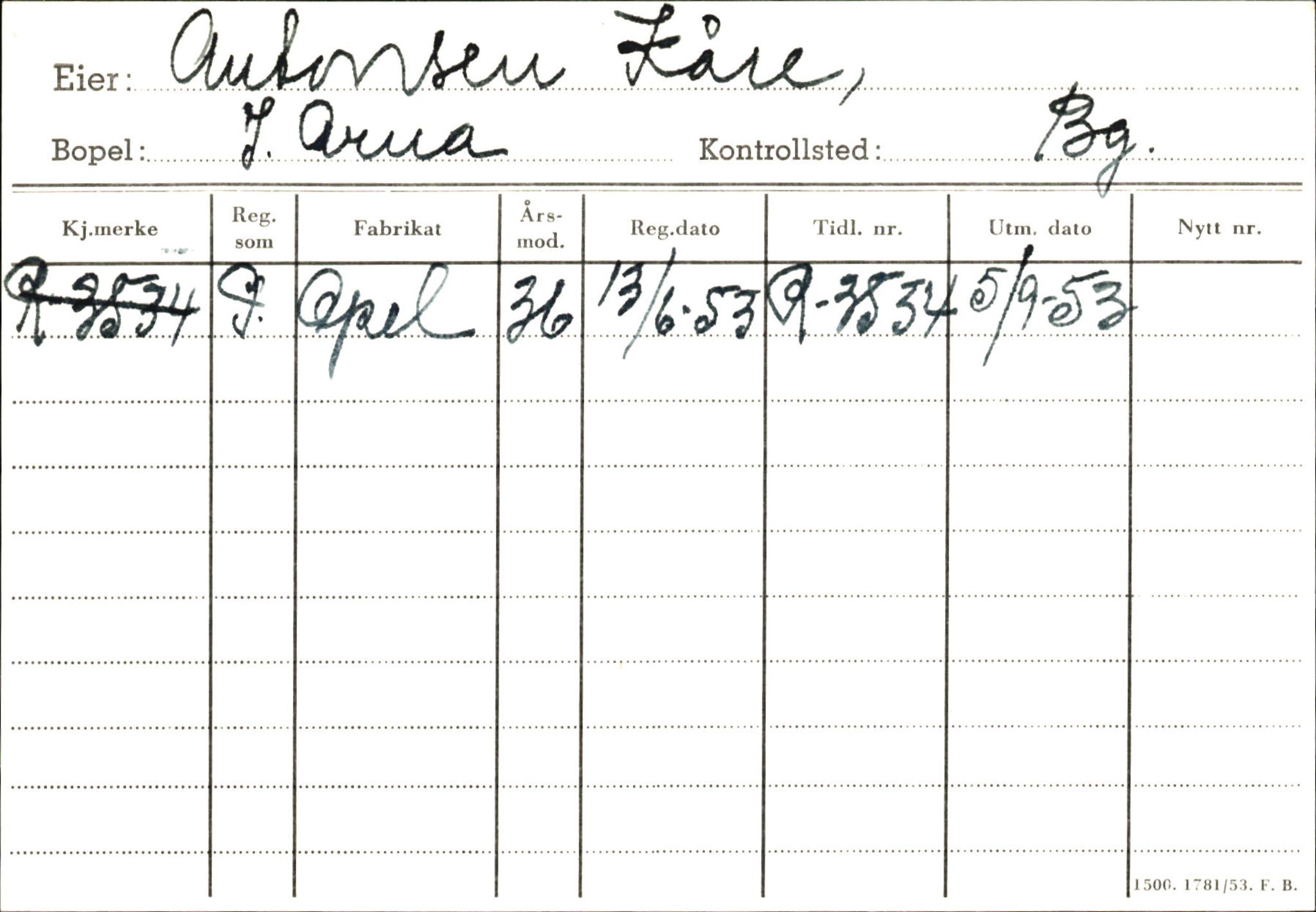 Statens vegvesen, Hordaland vegkontor, AV/SAB-A-5201/2/Ha/L0002: R-eierkort A, 1920-1971, p. 565