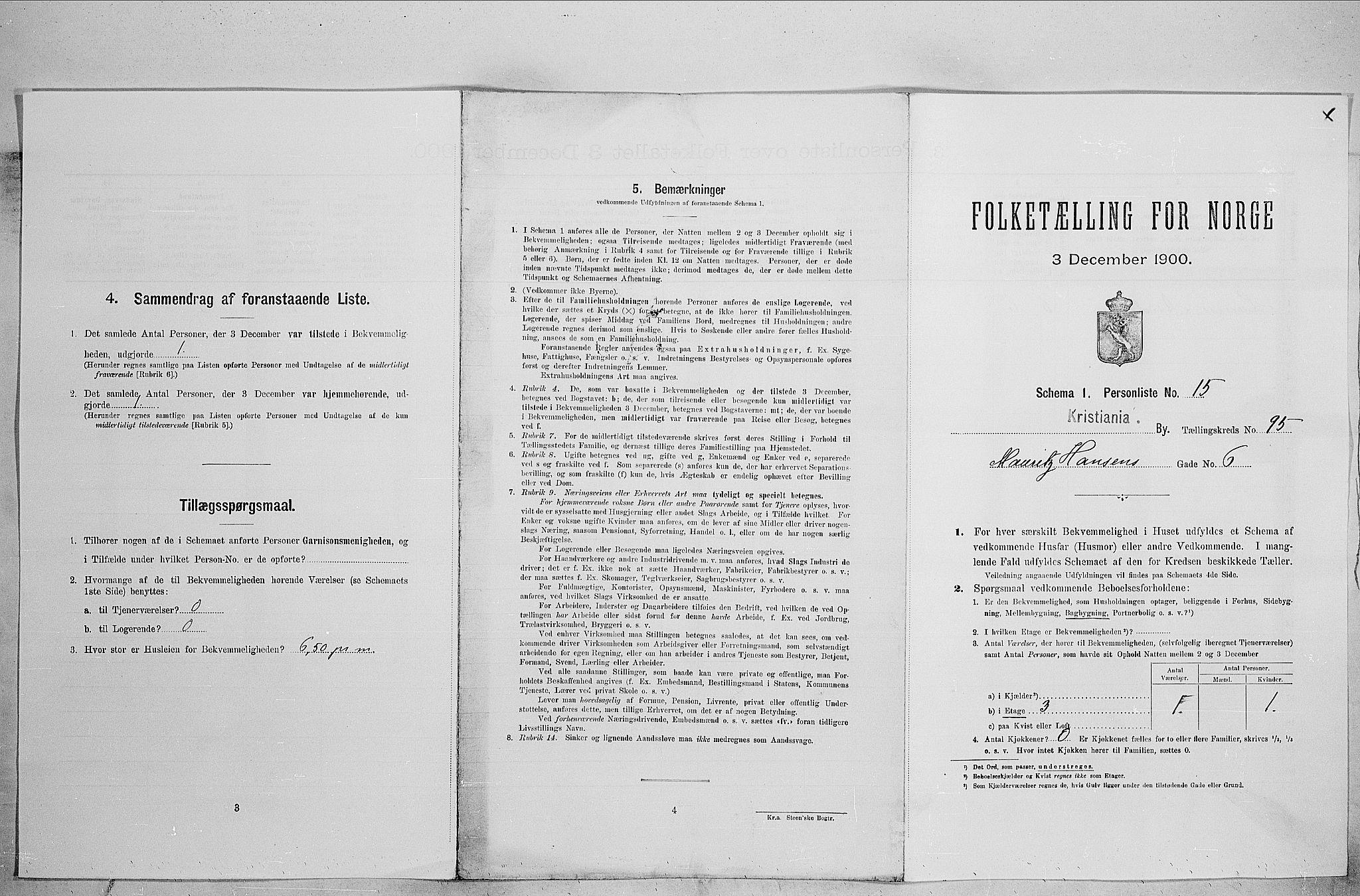 SAO, 1900 census for Kristiania, 1900, p. 59018