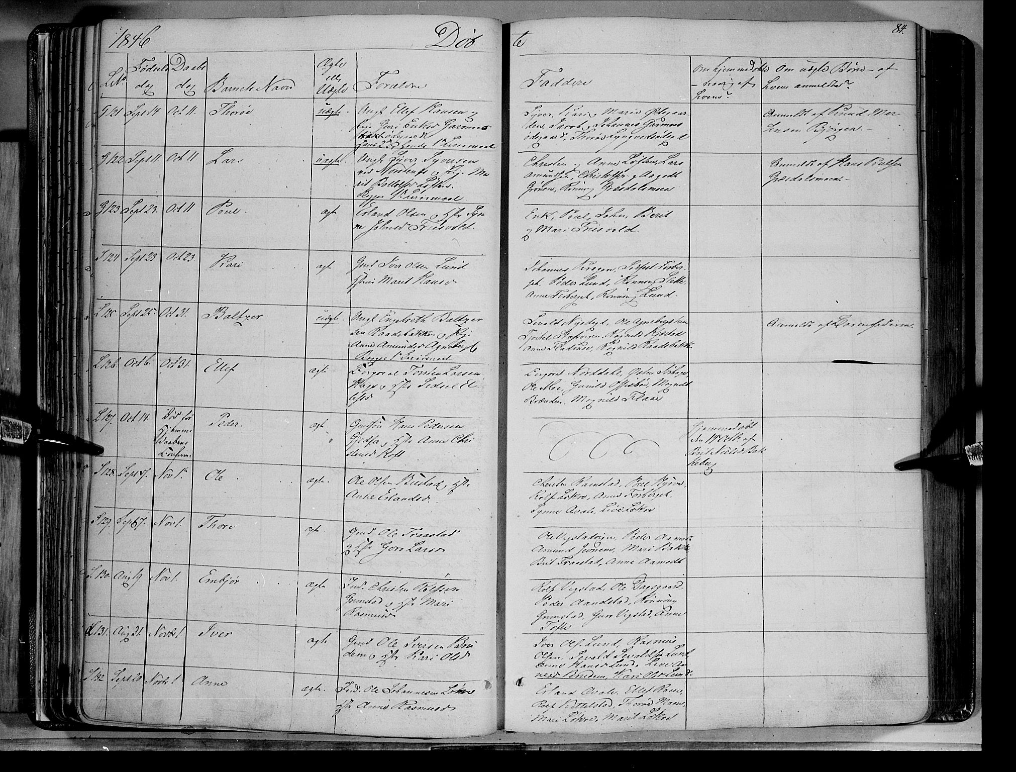 Lom prestekontor, AV/SAH-PREST-070/K/L0006: Parish register (official) no. 6A, 1837-1863, p. 84