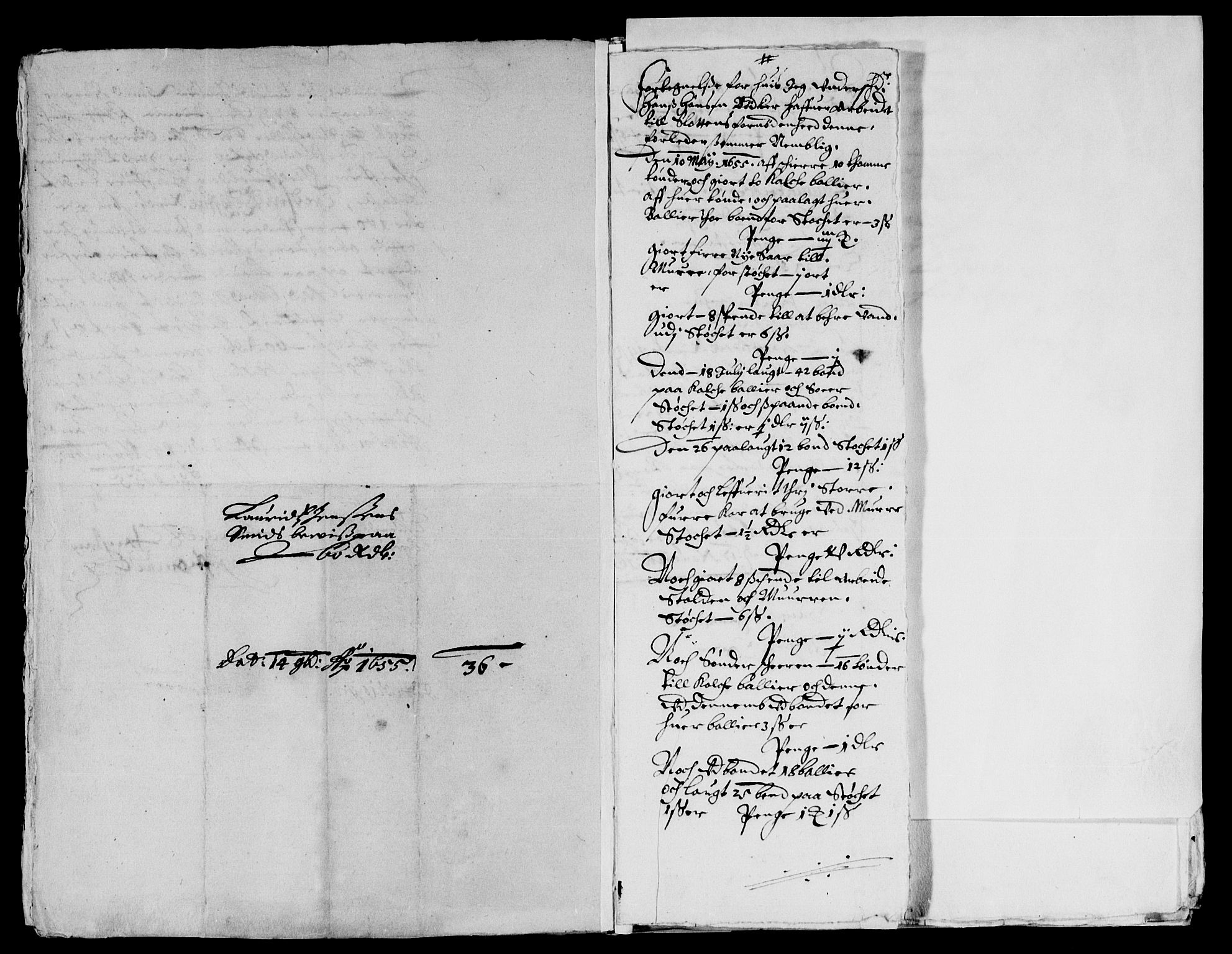 Rentekammeret inntil 1814, Reviderte regnskaper, Lensregnskaper, AV/RA-EA-5023/R/Rb/Rba/L0232: Akershus len, 1652-1656