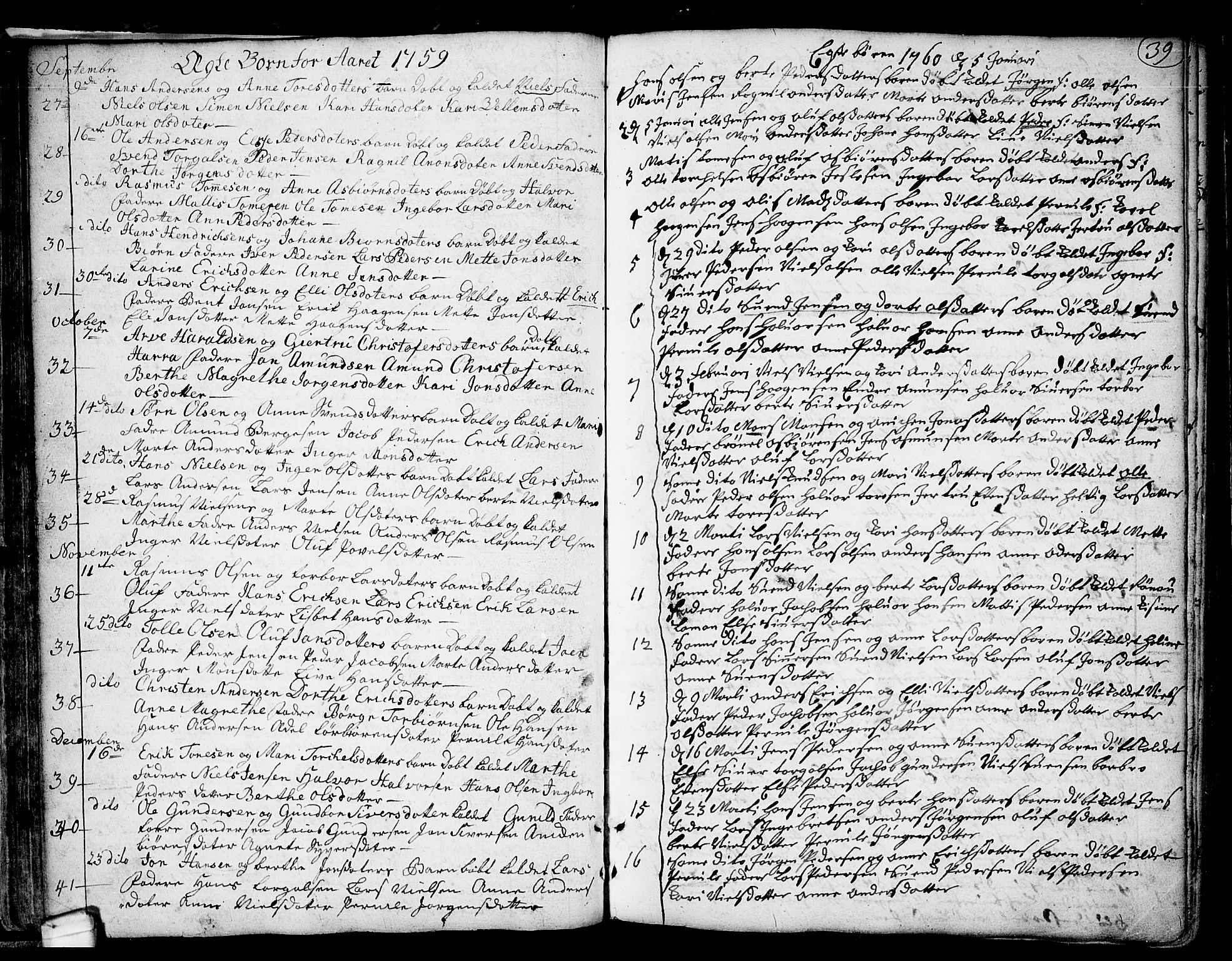 Idd prestekontor Kirkebøker, AV/SAO-A-10911/F/Fa/L0001: Parish register (official) no. I 1, 1720-1769, p. 39