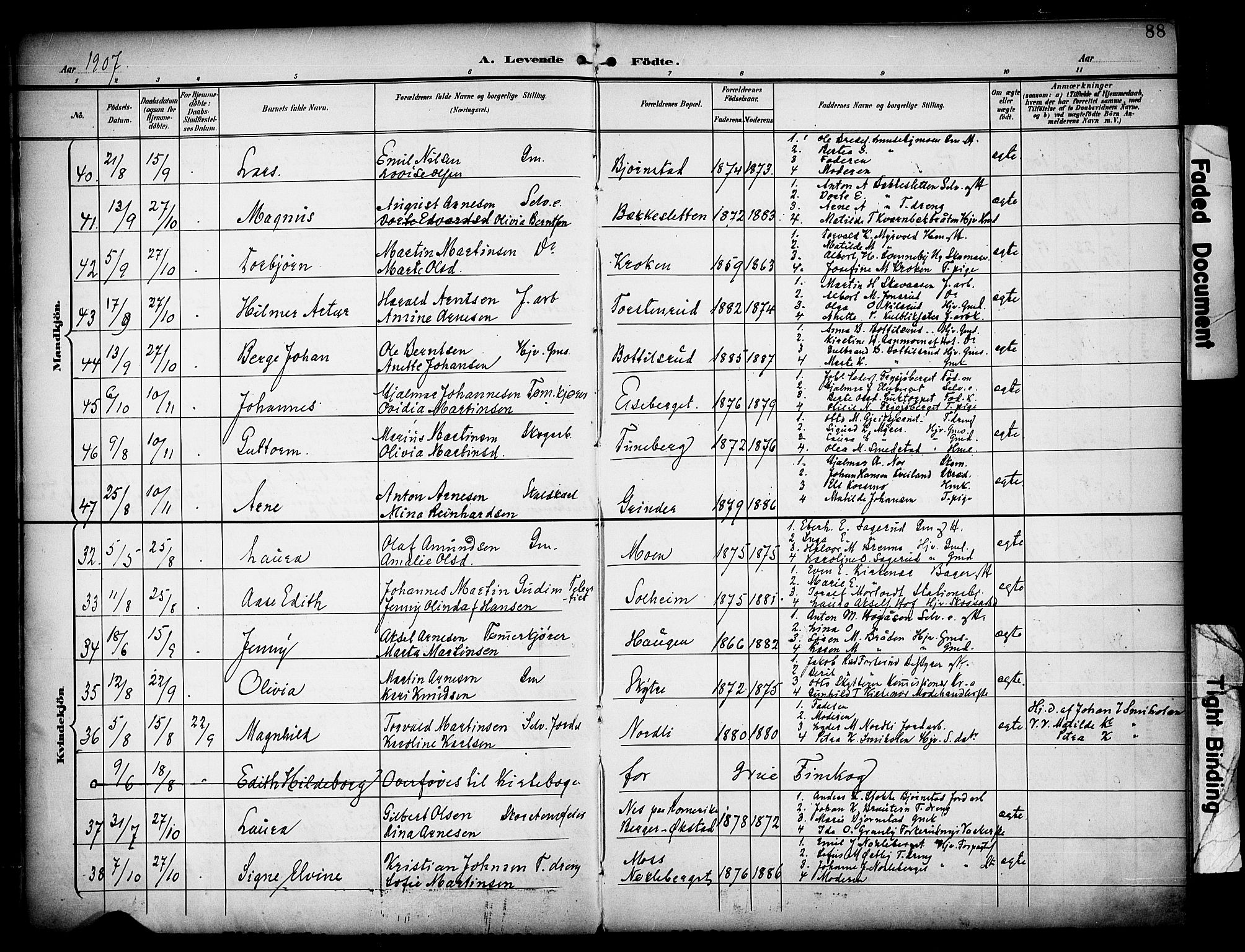 Grue prestekontor, AV/SAH-PREST-036/H/Ha/Haa/L0013: Parish register (official) no. 13, 1898-1910, p. 88