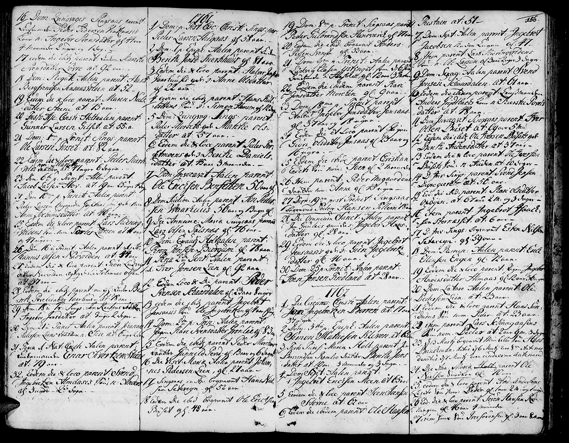 Ministerialprotokoller, klokkerbøker og fødselsregistre - Sør-Trøndelag, SAT/A-1456/685/L0952: Parish register (official) no. 685A01, 1745-1804, p. 156