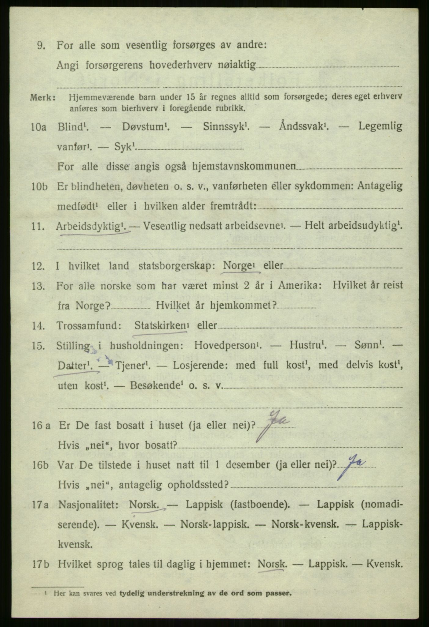 SATØ, 1920 census for Sørfjord, 1920, p. 1355