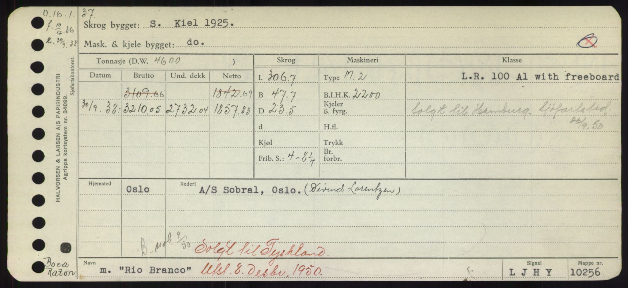 Sjøfartsdirektoratet med forløpere, Skipsmålingen, RA/S-1627/H/Hd/L0030: Fartøy, Q-Riv, p. 615