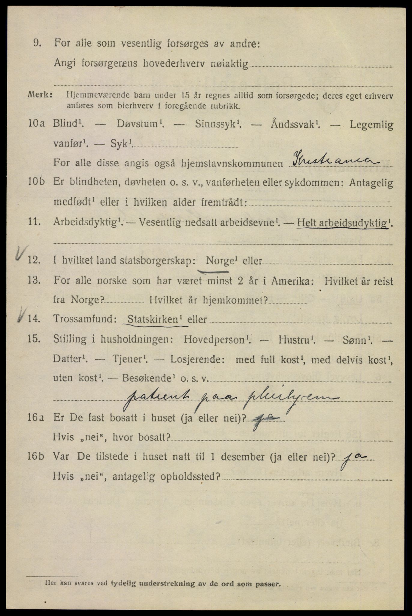 SAO, 1920 census for Kristiania, 1920, p. 417618