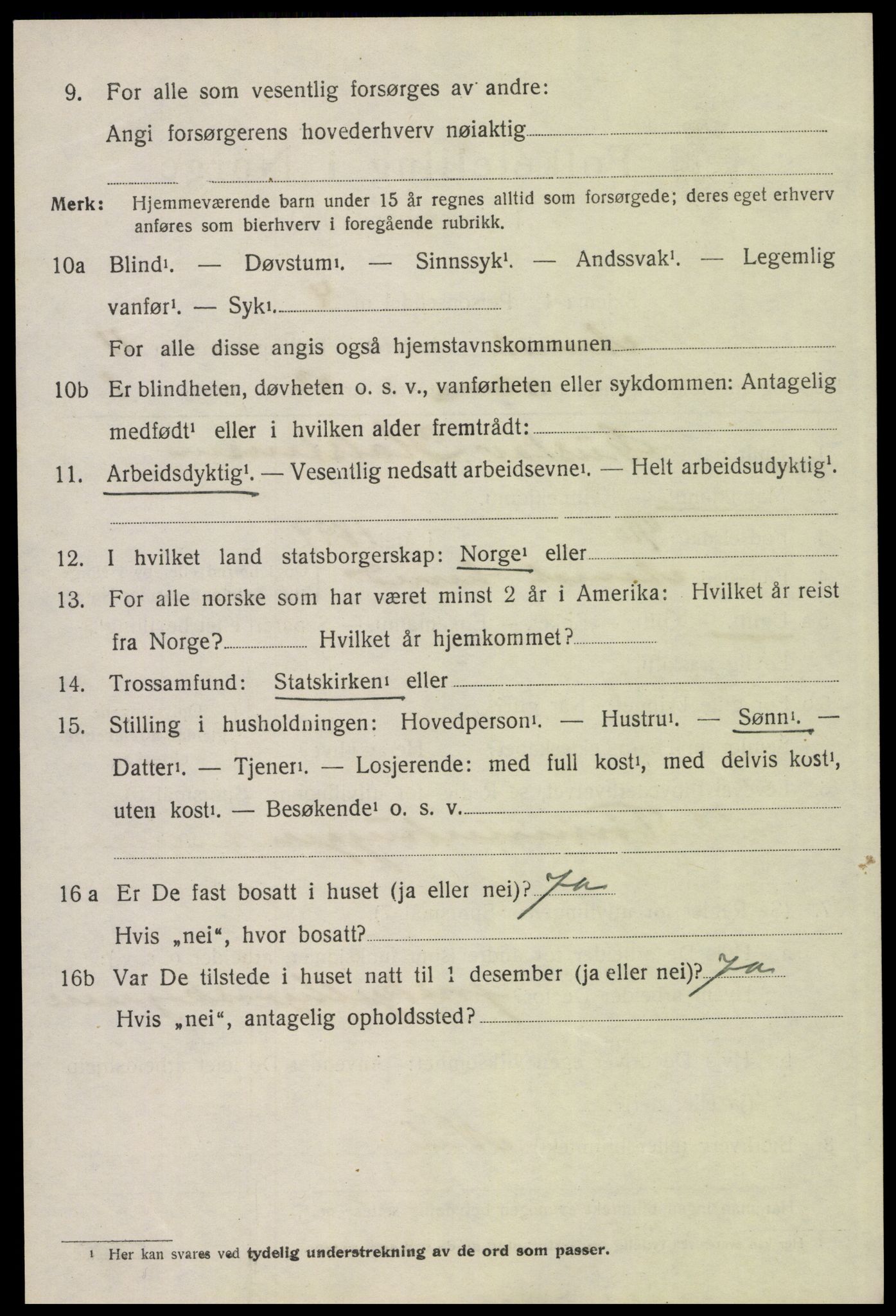 SAH, 1920 census for Åmot, 1920, p. 9596