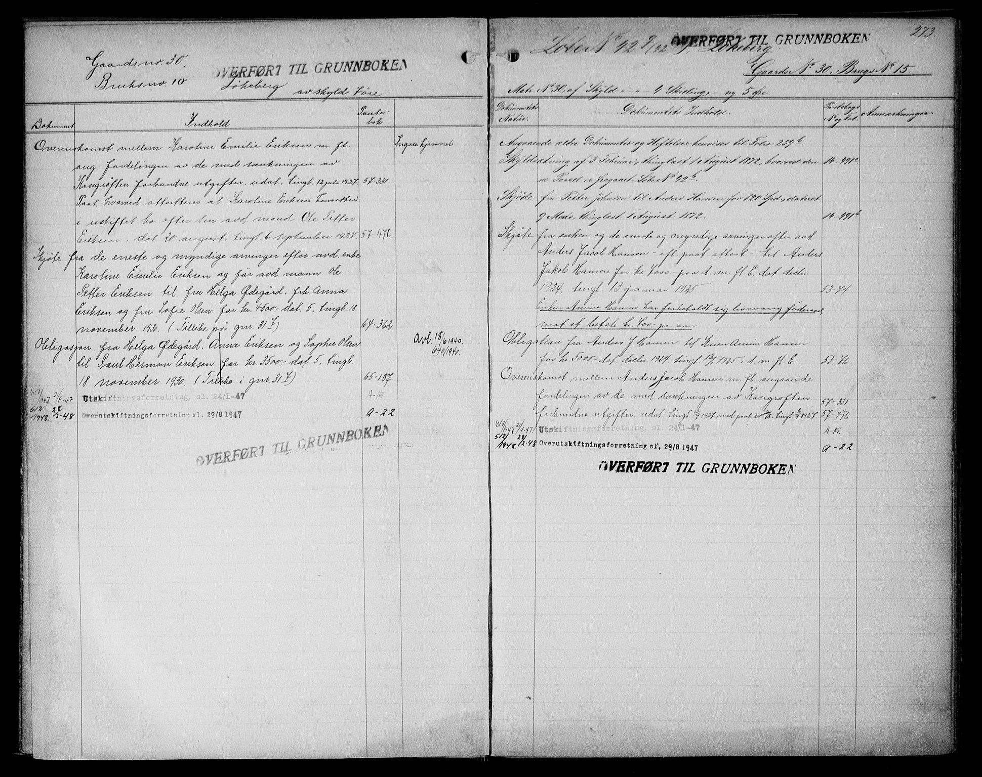 Onsøy sorenskriveri, AV/SAO-A-10474/G/Gb/Gbc/L0001a: Mortgage register no. III 1a, 1887, p. 273