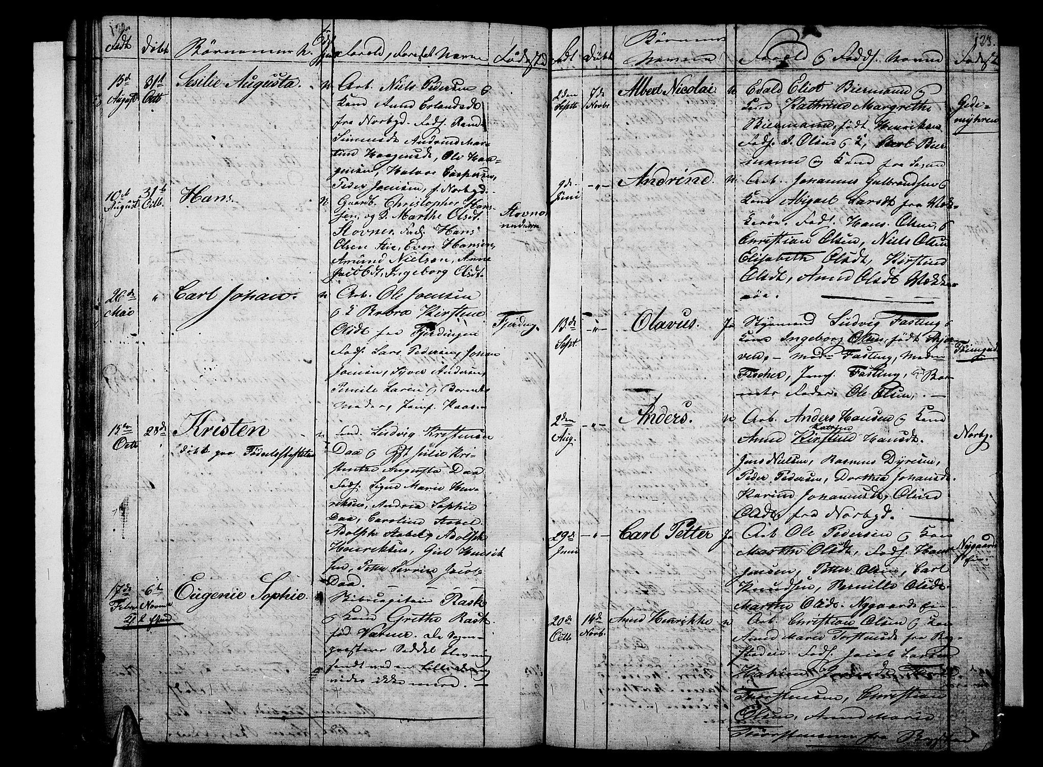 Aker prestekontor kirkebøker, SAO/A-10861/G/L0007: Parish register (copy) no. 7, 1838-1846, p. 122-123