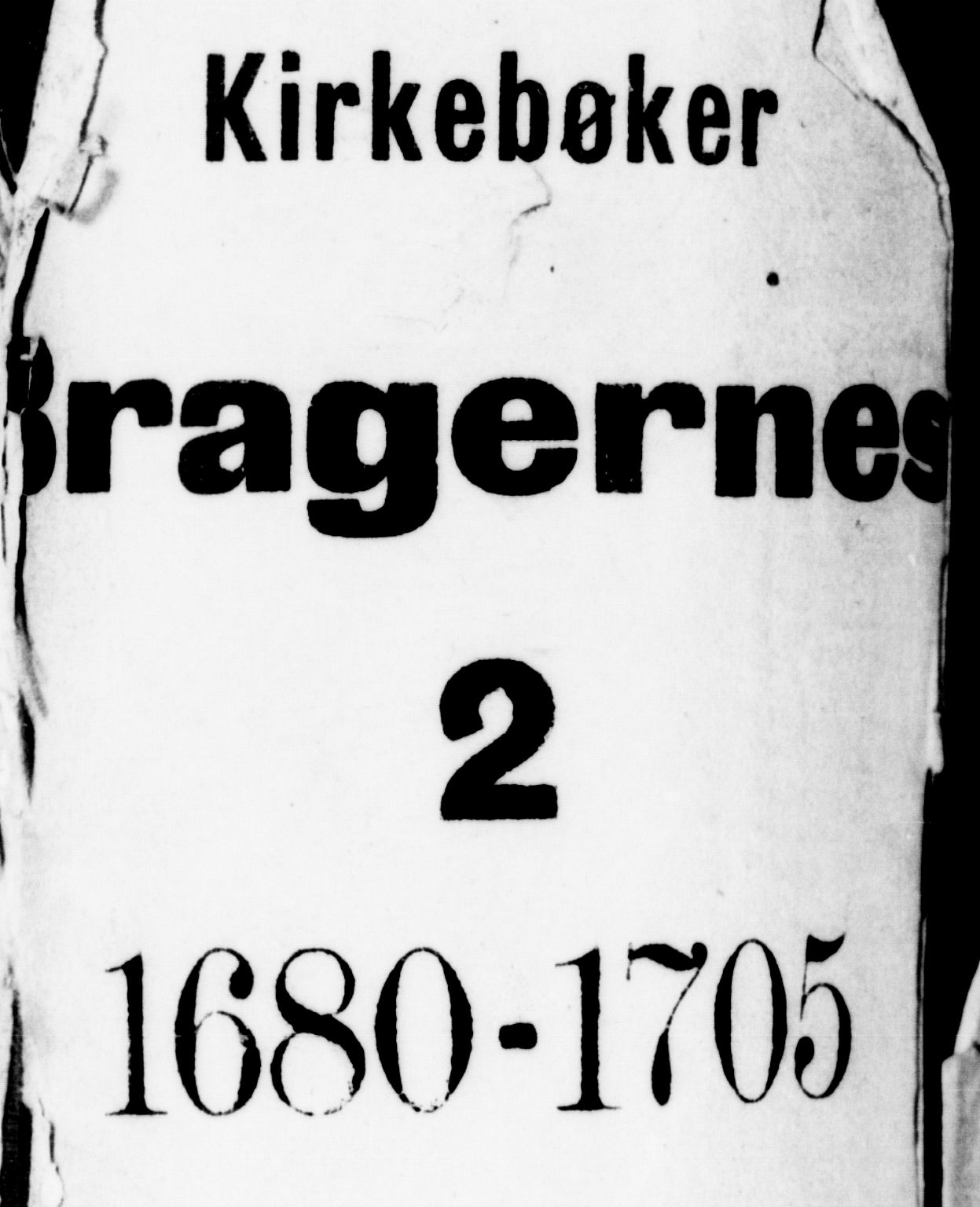 Bragernes kirkebøker, AV/SAKO-A-6/F/Fa/L0002: Parish register (official) no. I 2, 1680-1705