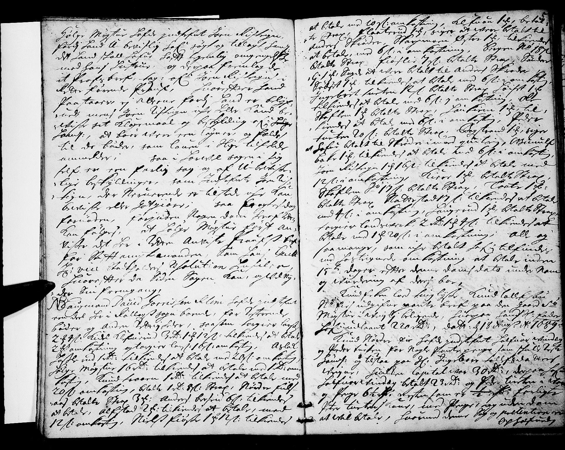 Numedal og Sandsvær sorenskriveri, AV/SAKO-A-128/F/Fa/Faa/L0026: Tingbøker, 1695, p. 4b-5a