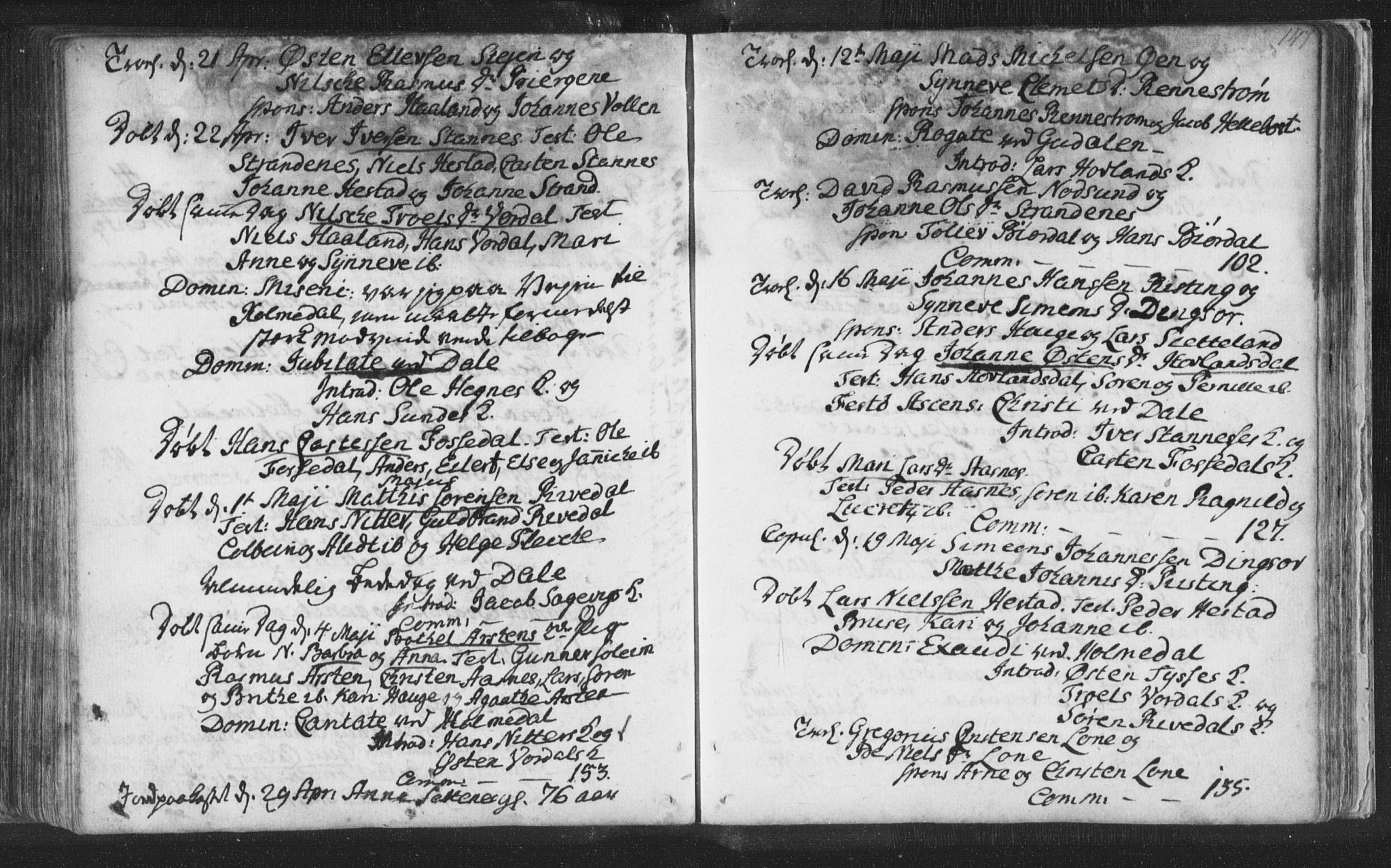 Fjaler sokneprestembete, SAB/A-79801/H/Haa/Haaa/L0002: Parish register (official) no. A 2, 1779-1798, p. 147