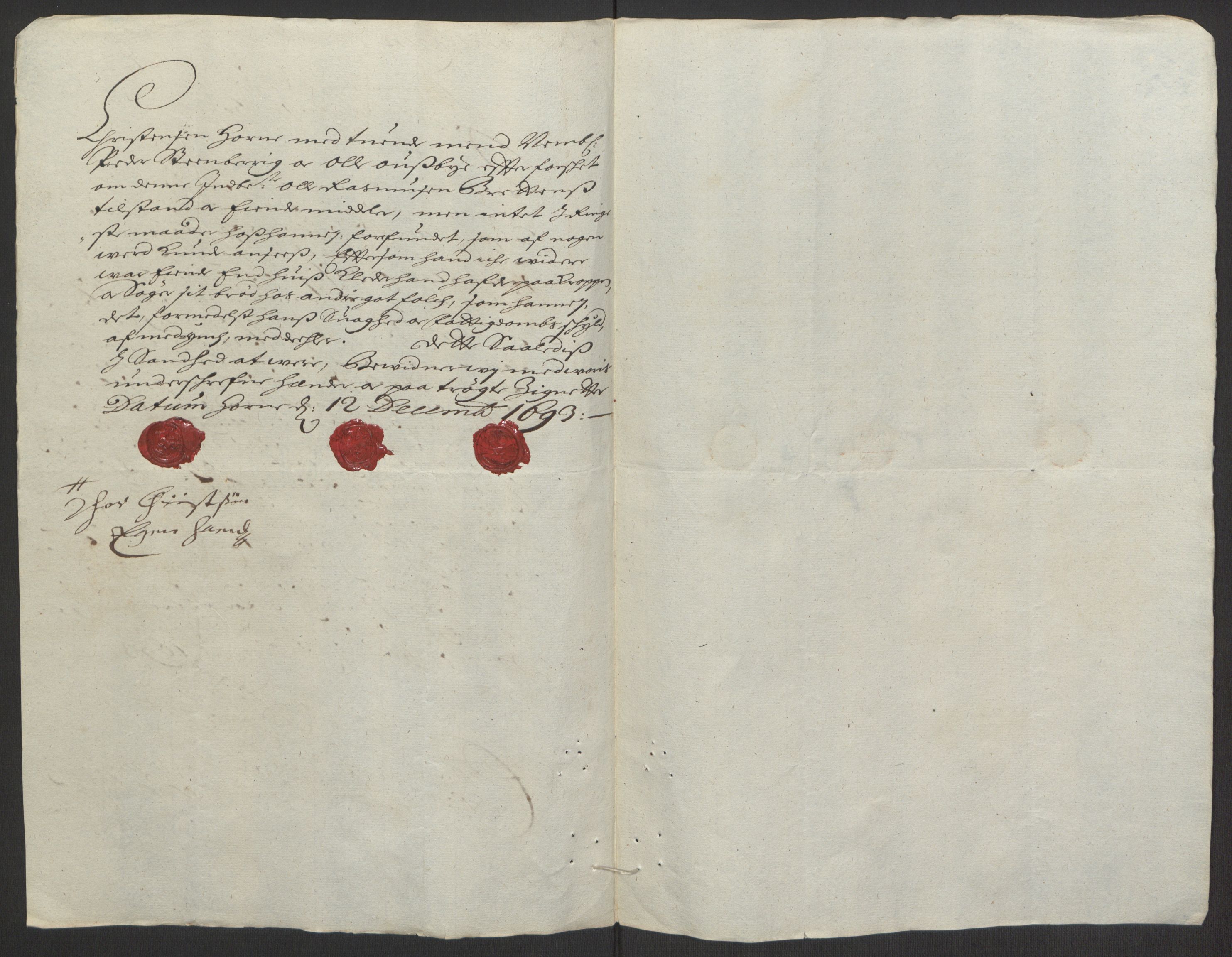 Rentekammeret inntil 1814, Reviderte regnskaper, Fogderegnskap, RA/EA-4092/R16/L1034: Fogderegnskap Hedmark, 1693, p. 72