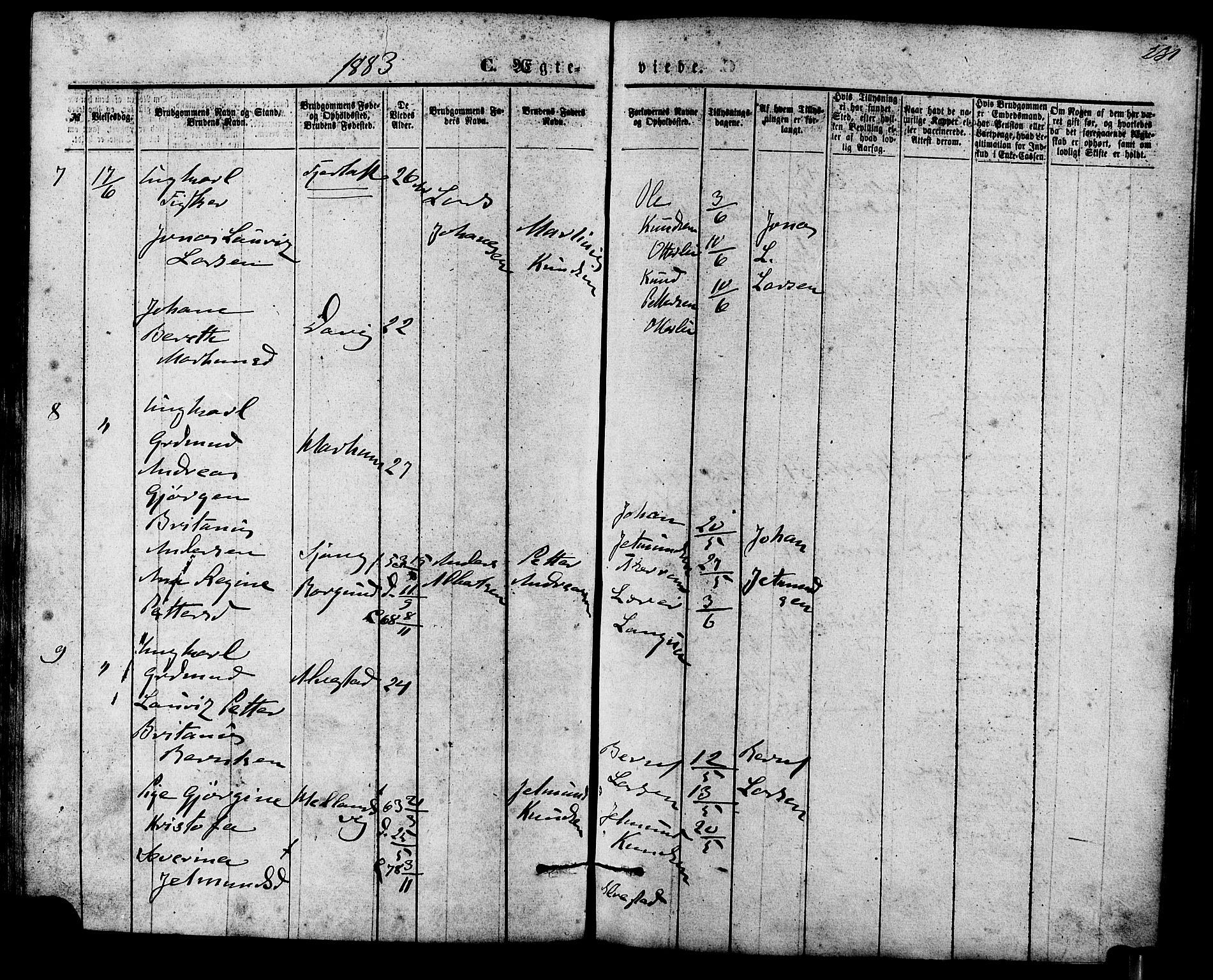 Ministerialprotokoller, klokkerbøker og fødselsregistre - Møre og Romsdal, AV/SAT-A-1454/536/L0500: Parish register (official) no. 536A09, 1876-1889, p. 231