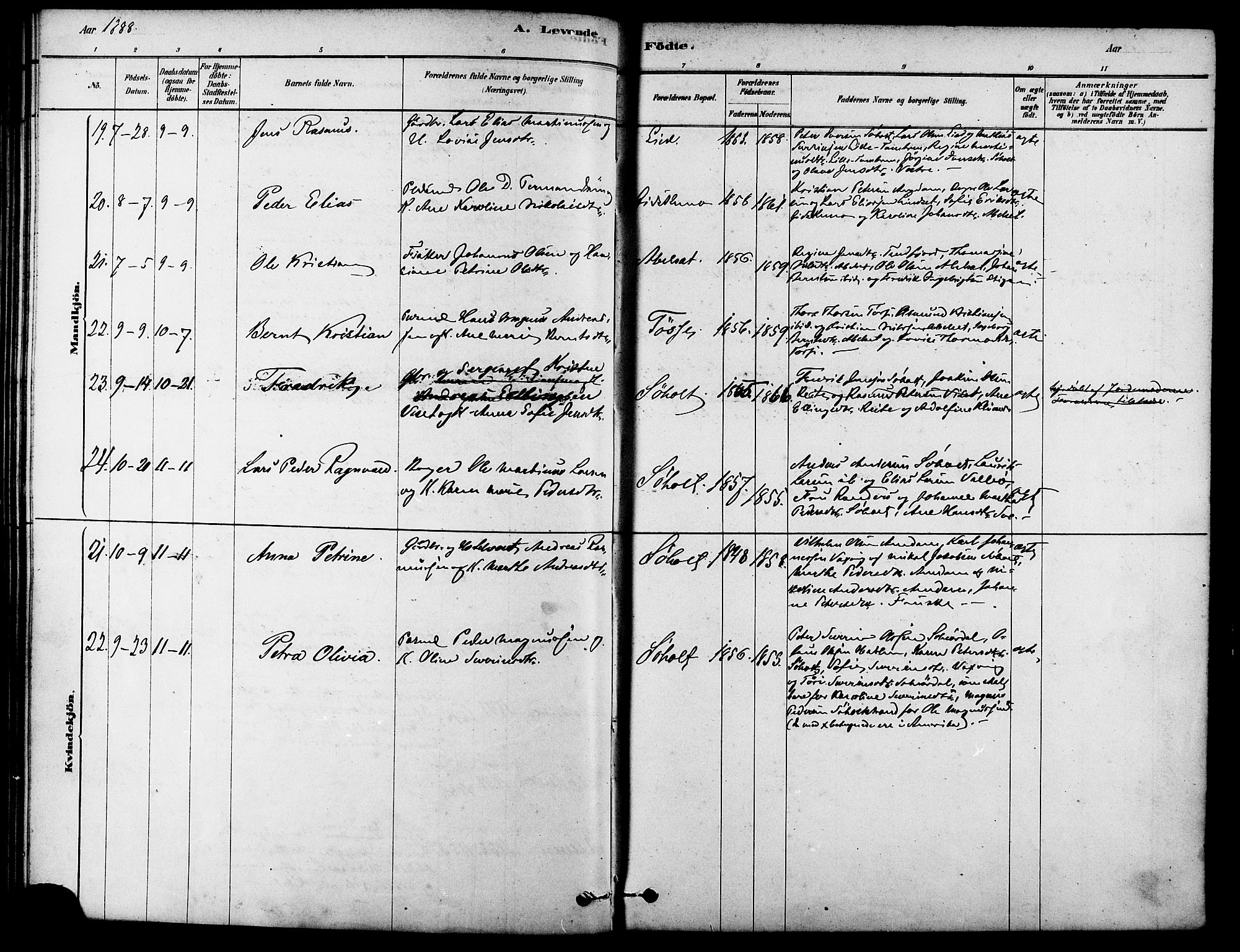 Ministerialprotokoller, klokkerbøker og fødselsregistre - Møre og Romsdal, AV/SAT-A-1454/522/L0315: Parish register (official) no. 522A10, 1878-1890