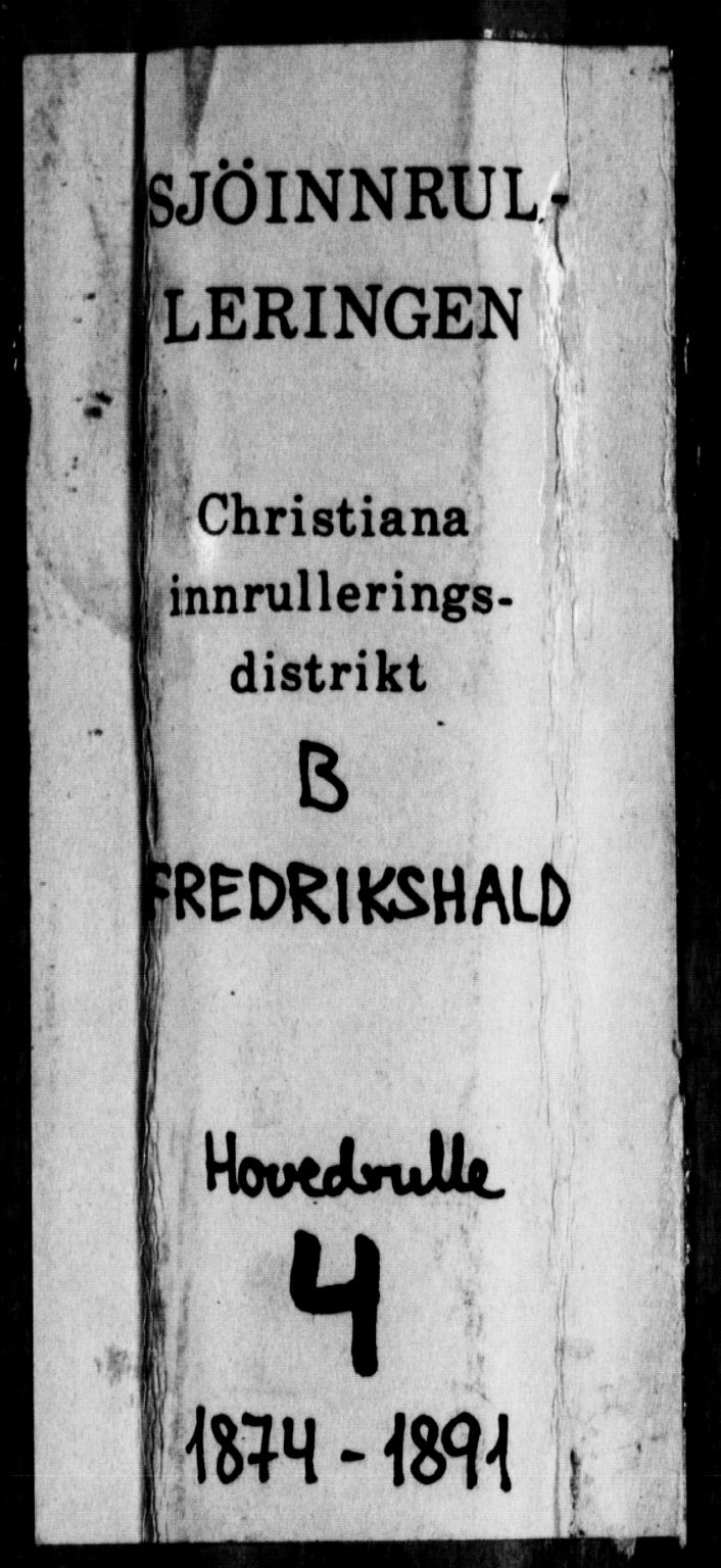 Halden mønstringskontor, SAO/A-10569a/F/Fc/Fcb/L0004: Hovedrulle, 1874-1891, p. 1