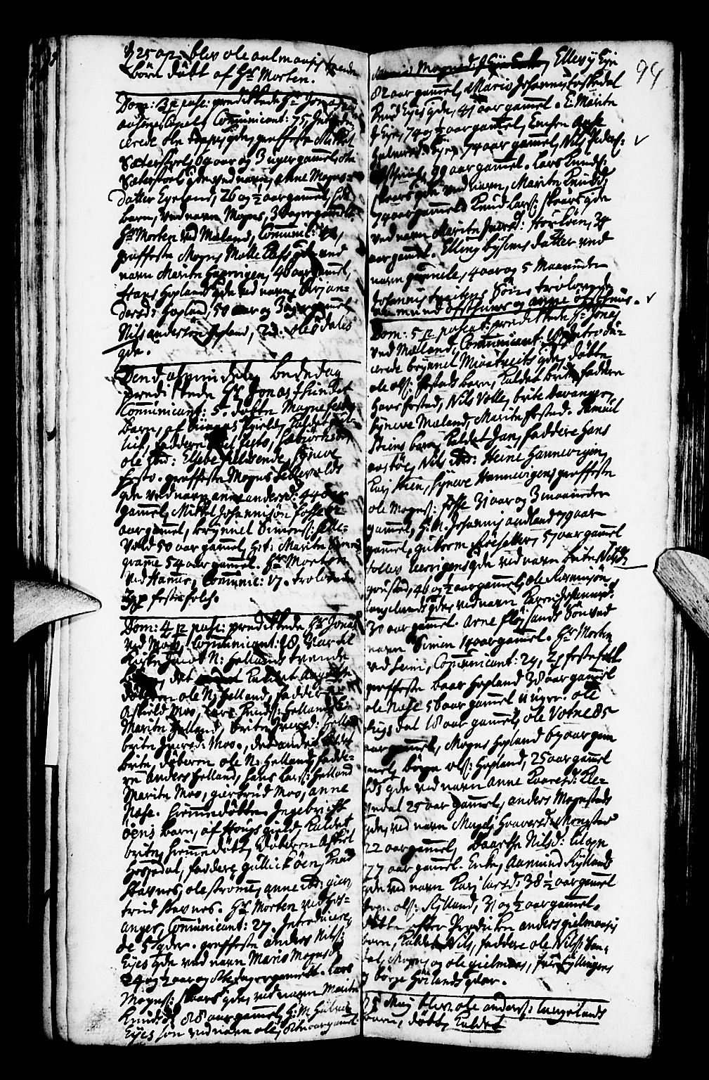 Hamre sokneprestembete, AV/SAB-A-75501/H/Ha/Haa/Haaa/L0004: Parish register (official) no. A 4, 1727-1733, p. 94