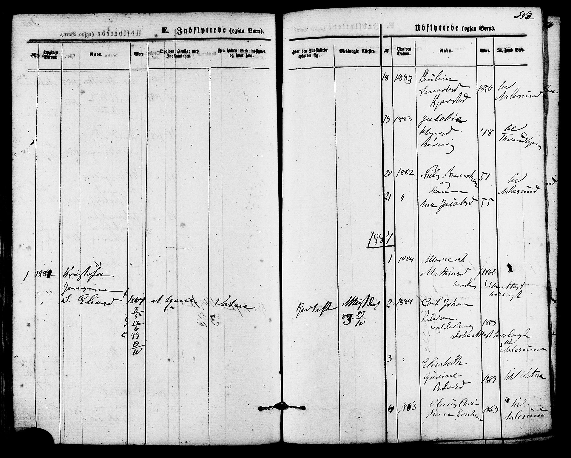 Ministerialprotokoller, klokkerbøker og fødselsregistre - Møre og Romsdal, AV/SAT-A-1454/536/L0500: Parish register (official) no. 536A09, 1876-1889, p. 343