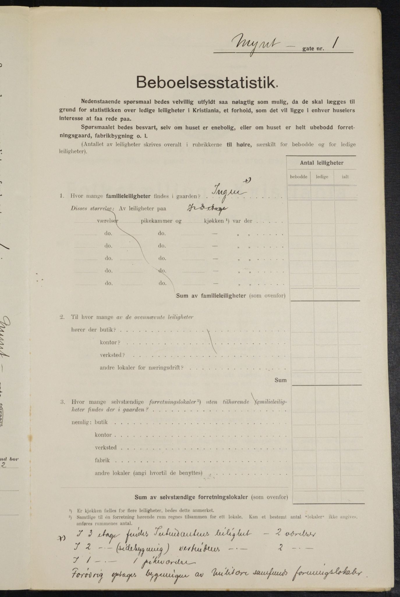 OBA, Municipal Census 1914 for Kristiania, 1914, p. 68313