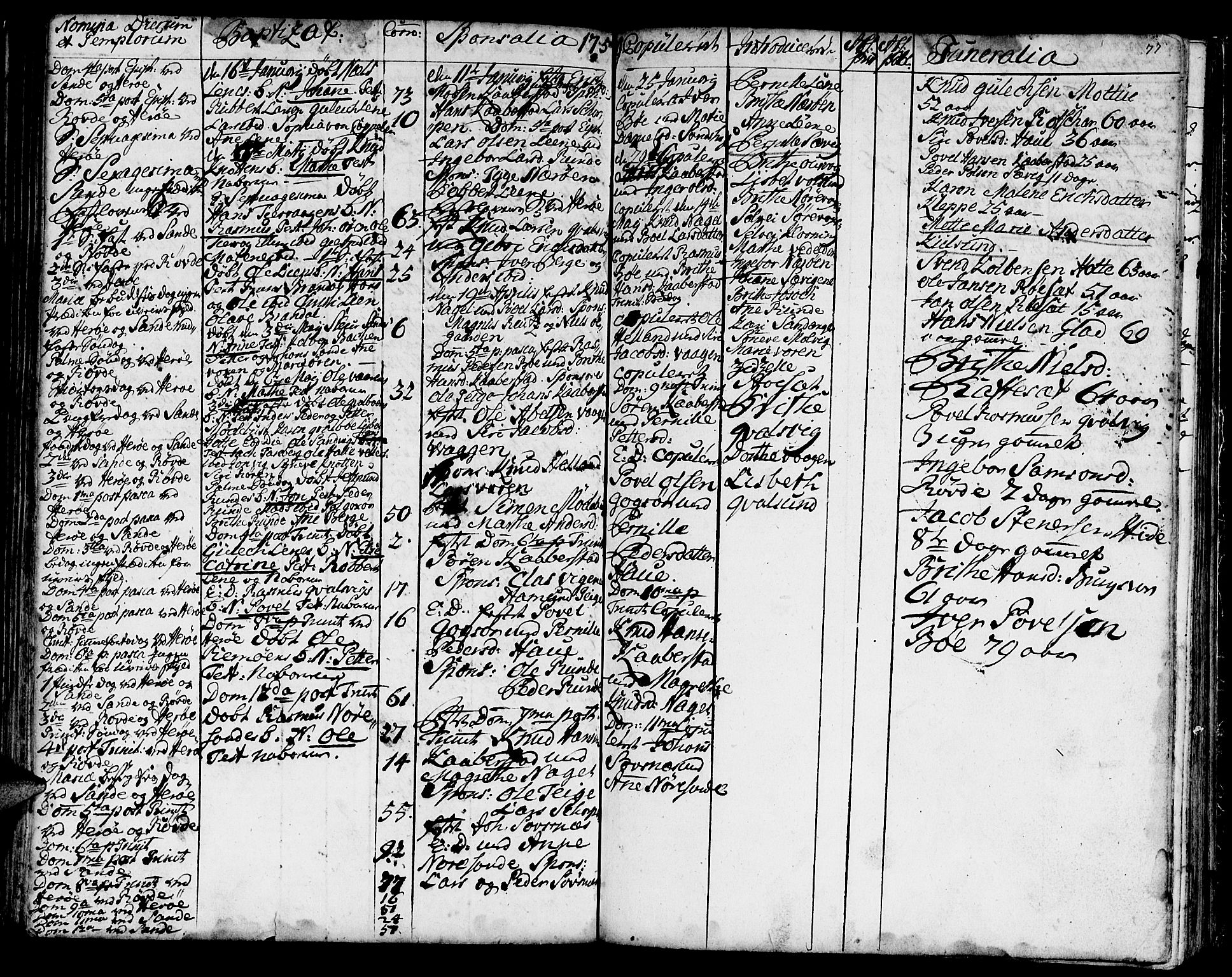 Ministerialprotokoller, klokkerbøker og fødselsregistre - Møre og Romsdal, SAT/A-1454/507/L0066: Parish register (official) no. 507A01, 1731-1766, p. 77