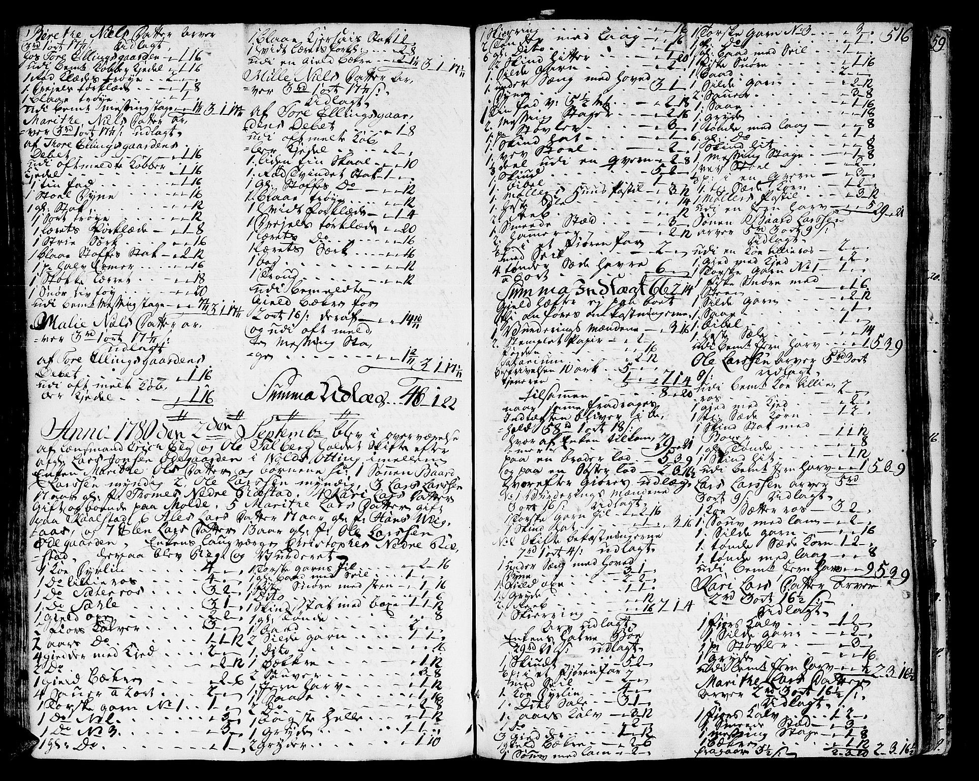 Romsdal sorenskriveri, SAT/A-4149/1/3/3A/L0010: Skifteprotokoll, 1774-1782, p. 515b-516a