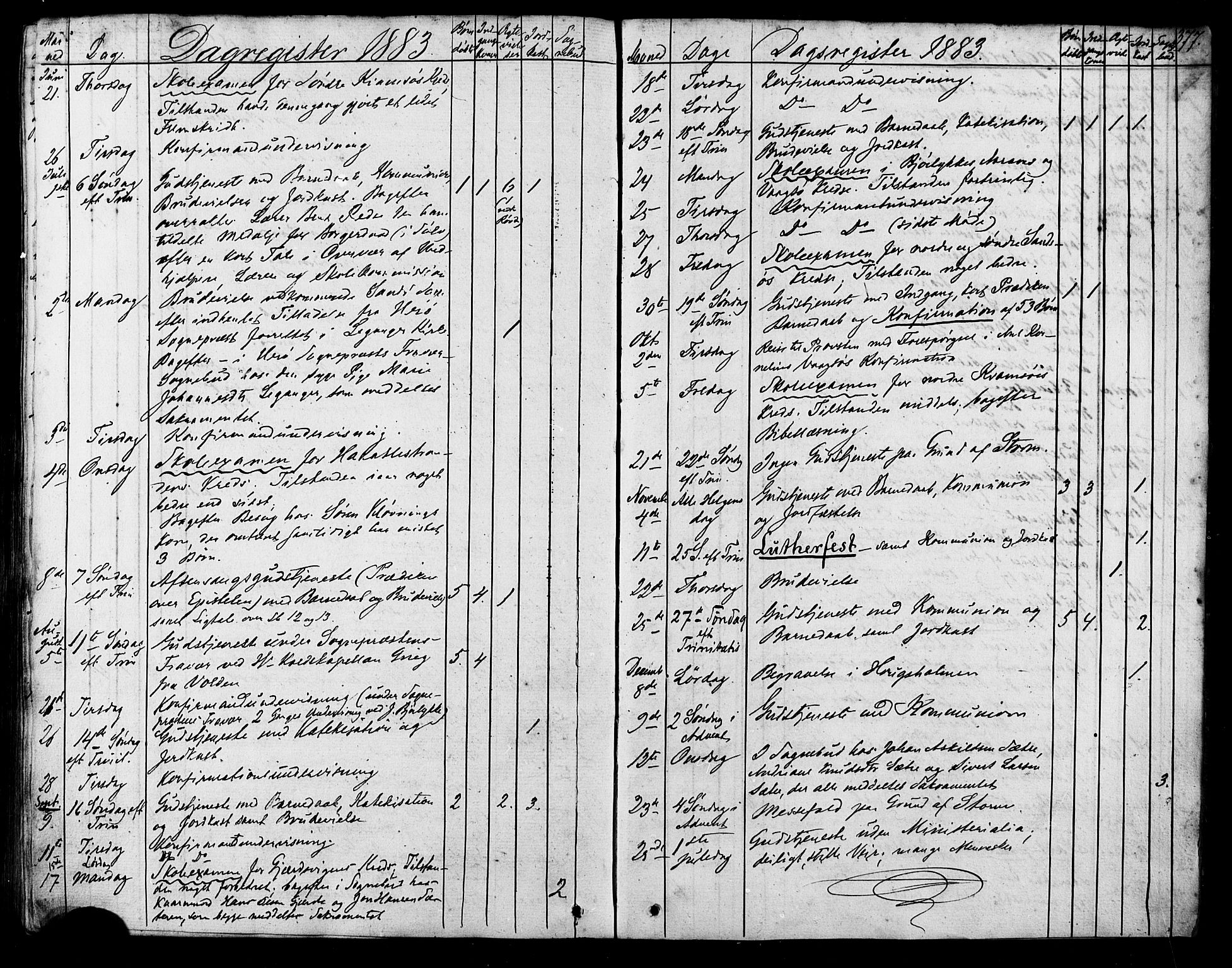 Ministerialprotokoller, klokkerbøker og fødselsregistre - Møre og Romsdal, AV/SAT-A-1454/503/L0034: Parish register (official) no. 503A02, 1841-1884, p. 377